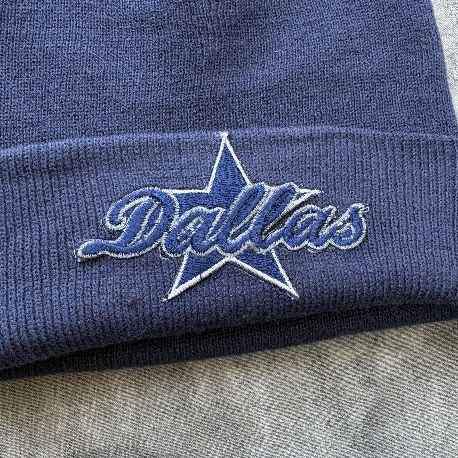 NFL Vintage 90s Dallas Cowboys NFL Sportswear Football Beanie Size ONE SIZE - 2 Thumbnail