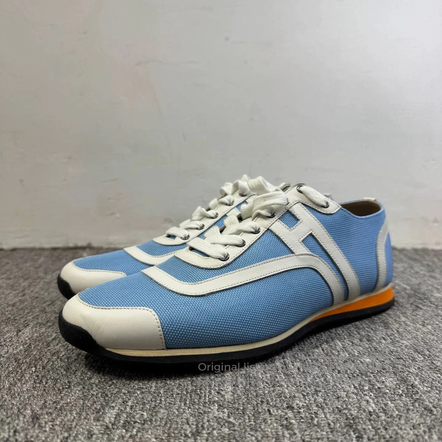 Hermes Hermes Canvas Leather Casual Shoes. Size US 7.5 / EU 40-41 - 1 Thumbnail