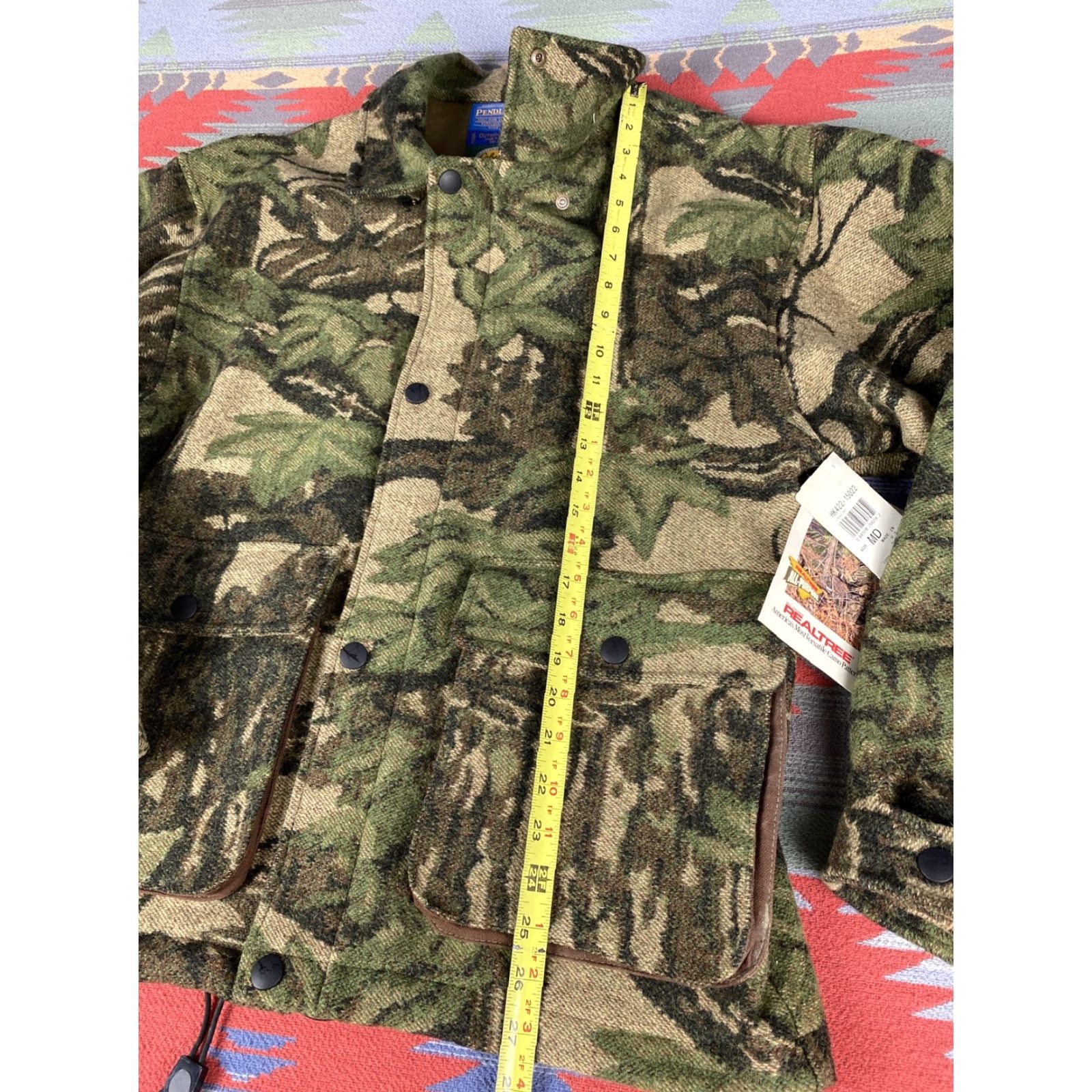 Pendleton VINTAGE Pendleton x Cabelas Realtree Wool Camo Hunting Jacket Mens sz M BNWT Size US M / EU 48-50 / 2 - 5 Thumbnail