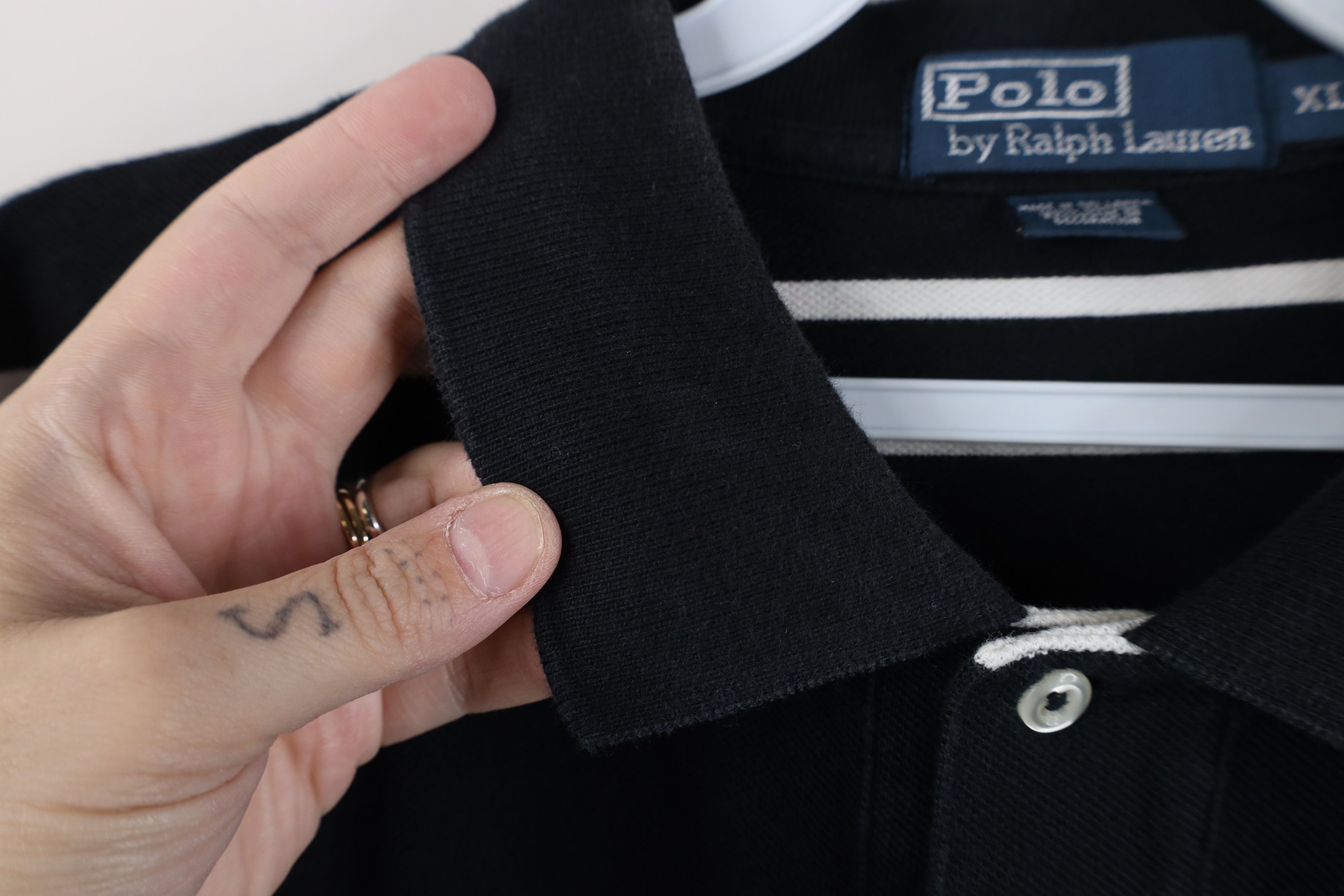 Ralph Lauren Vintage 90s Ralph Lauren Pique Cotton Golf Polo Shirt Size US XL / EU 56 / 4 - 7 Thumbnail