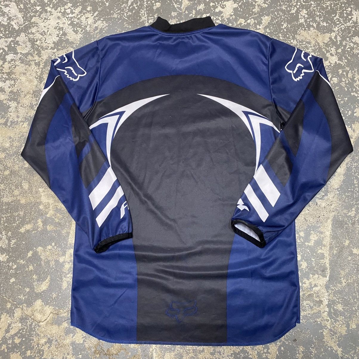 Fox Racing × Vintage Vintage Fox Racing Motor-cross Jersey Long Sleeve Tshirt Size US S / EU 44-46 / 1 - 7 Thumbnail