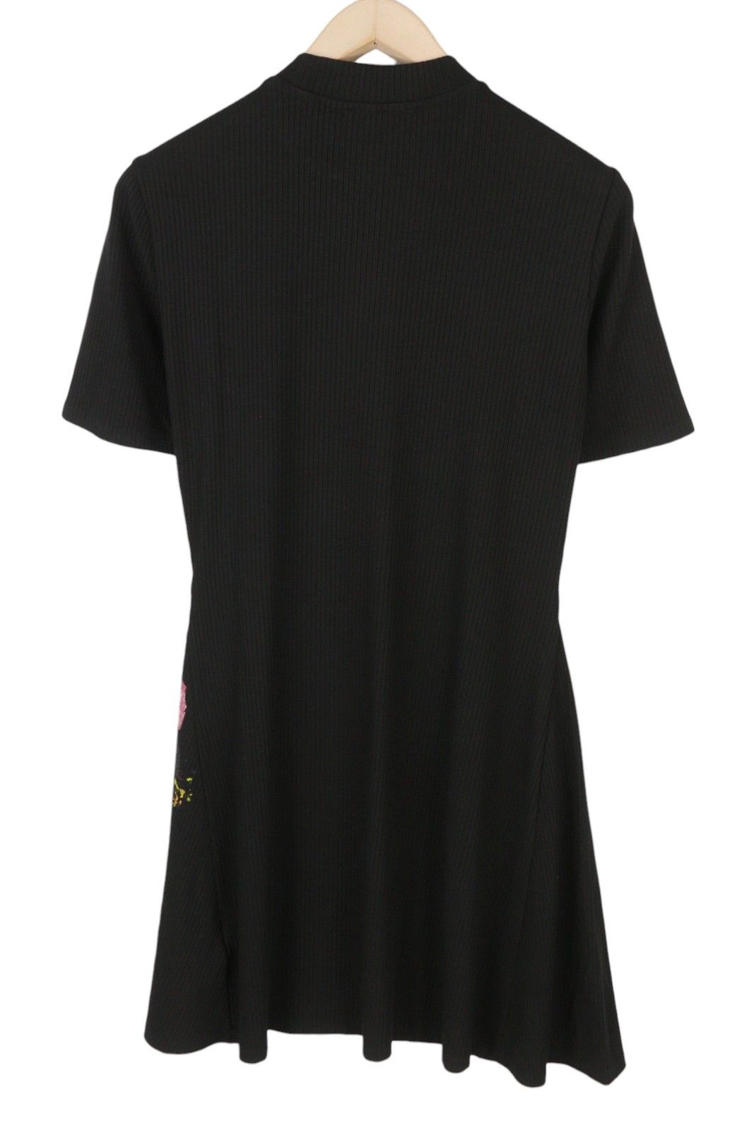 Desigual DISNEY MICKEY MORRO XL Black Ribbed Mini Dress 88768 Size XL / US 12-14 / IT 48-50 - 5 Thumbnail