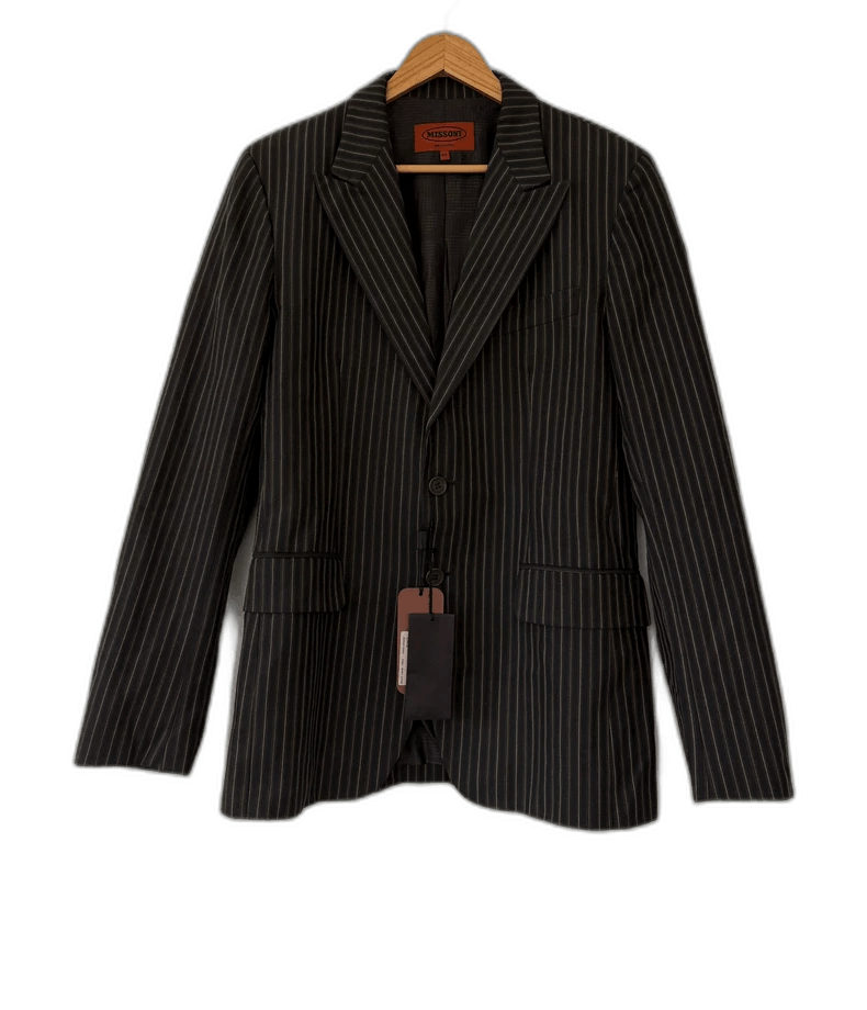 Missoni Missoni Men's Striped Suit Jacket Size US M / EU 48-50 / 2 - 1 Thumbnail