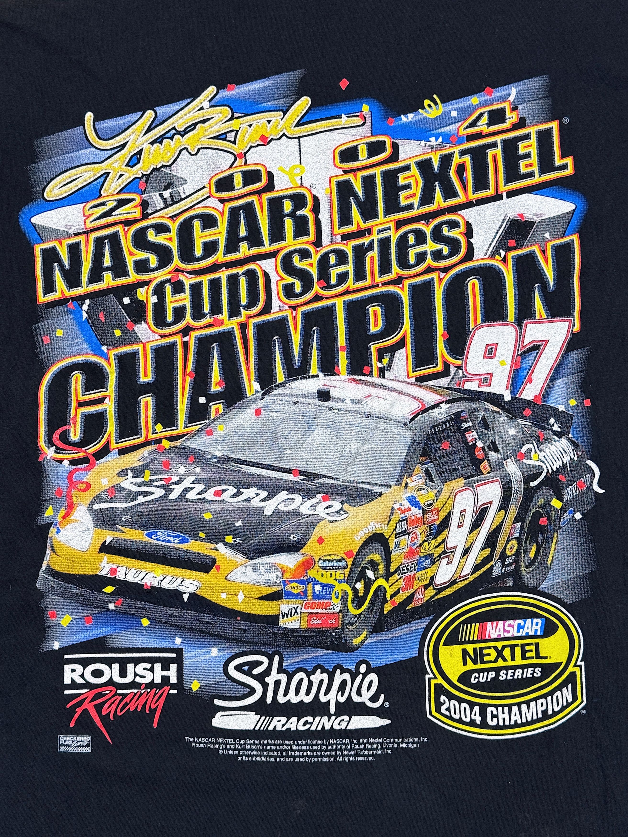 NASCAR 2004 Nascar Nextel Cup Racing T-Shirt #97 Kurt Busch Size US XL / EU 56 / 4 - 16 Thumbnail