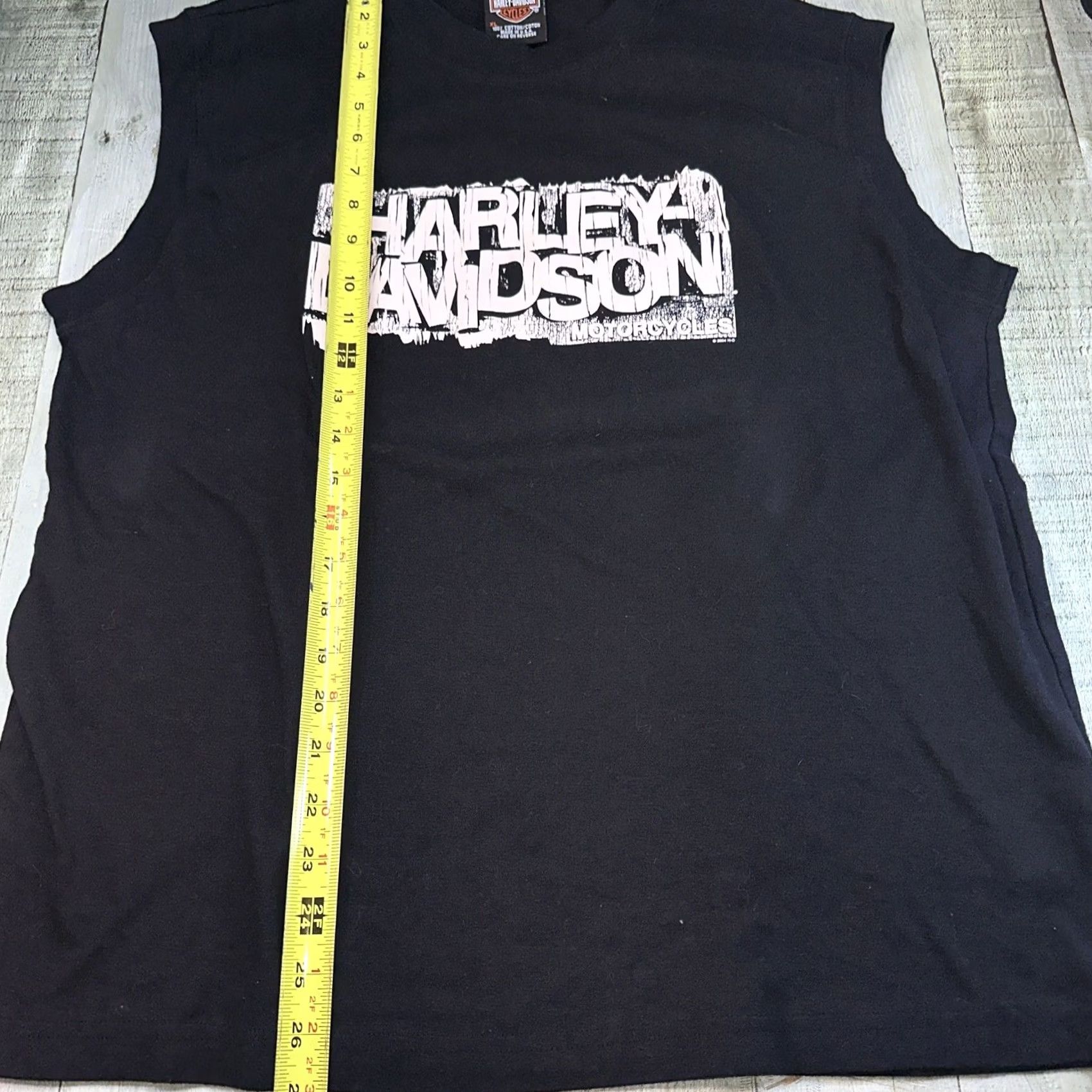 Harley Davidson VINTAGE Harley-Davidson Mens Muscle Tank XL Black 2004 Shirt Size US XL / EU 56 / 4 - 5 Thumbnail