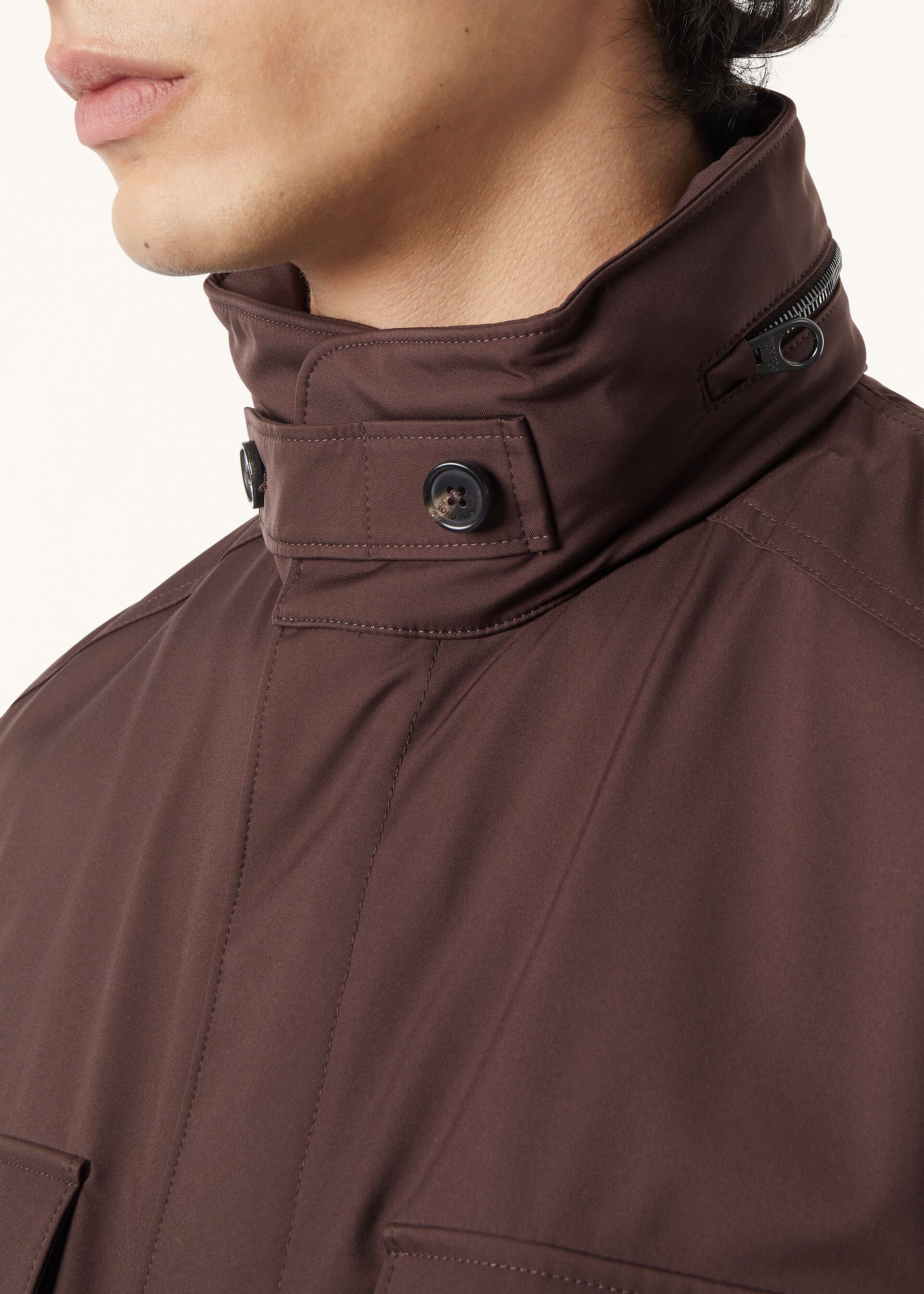 Loro Piana os11x0326 FAR0892 Traveler Field Jacket in Sugar Plum Size US XL / EU 56 / 4 - 3 Thumbnail