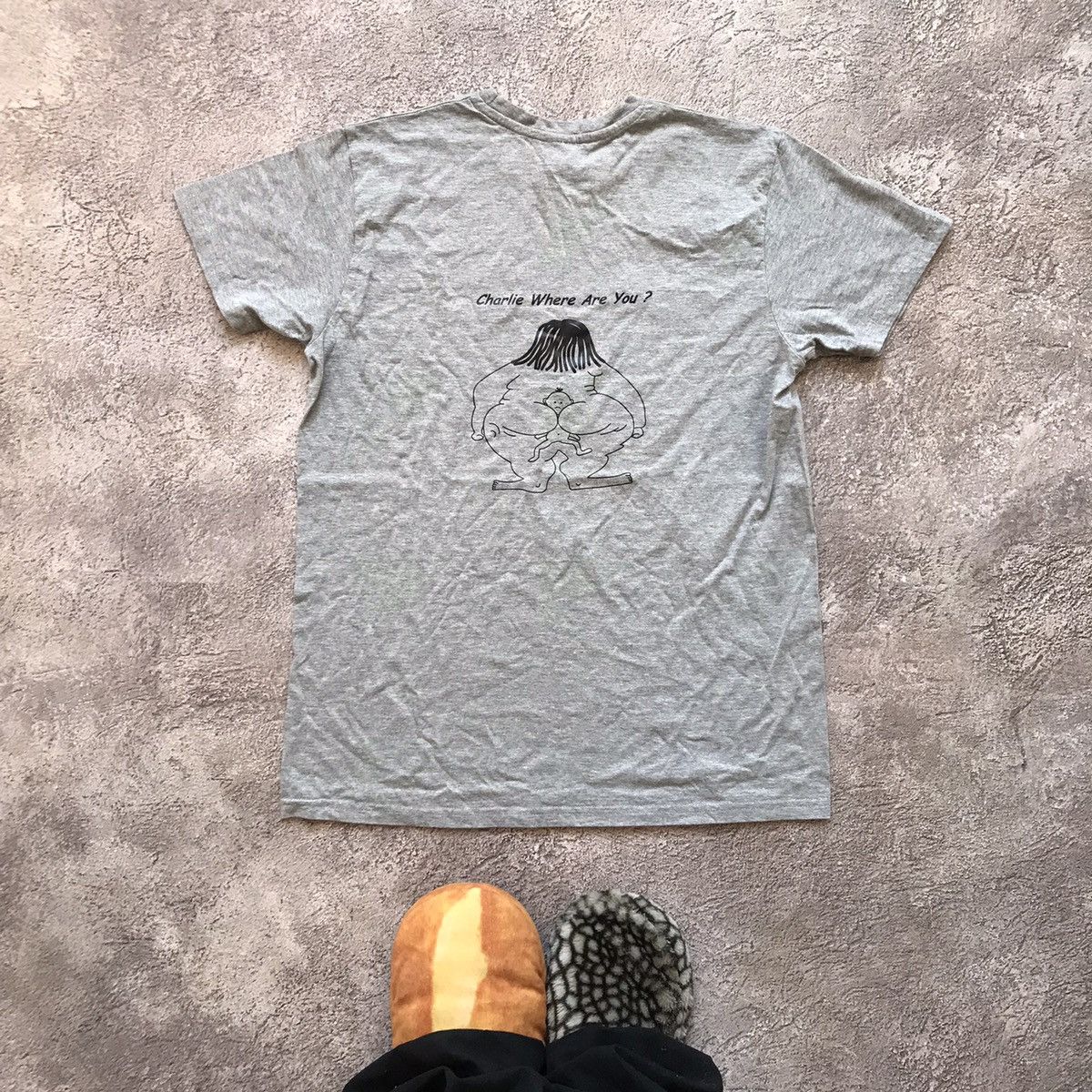 Vintage Vintage 90s Sun Faded Graphic Tee Charlie Where Art Y2K M Size US M / EU 48-50 / 2 - 1 Thumbnail