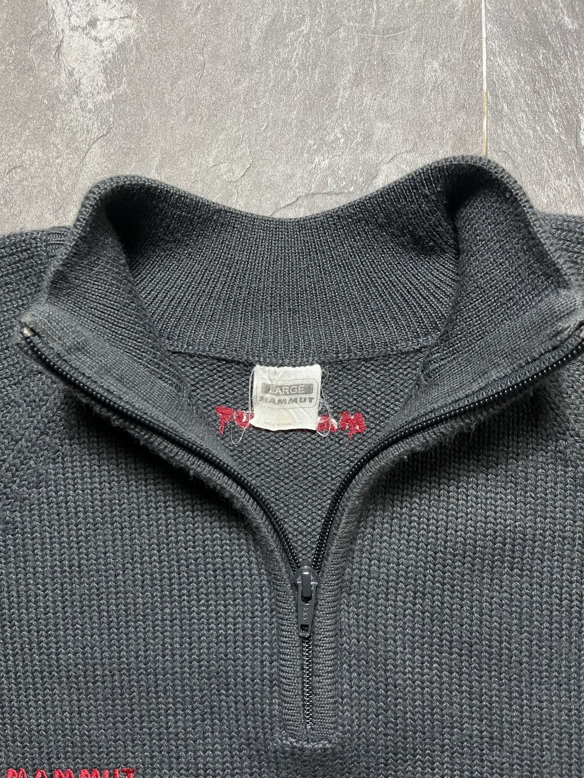 Mammut Mammut Vintage 90s 1/4 1/3 Zip Knitter Sweater Gorpcore Size US L / EU 52-54 / 3 - 6 Thumbnail
