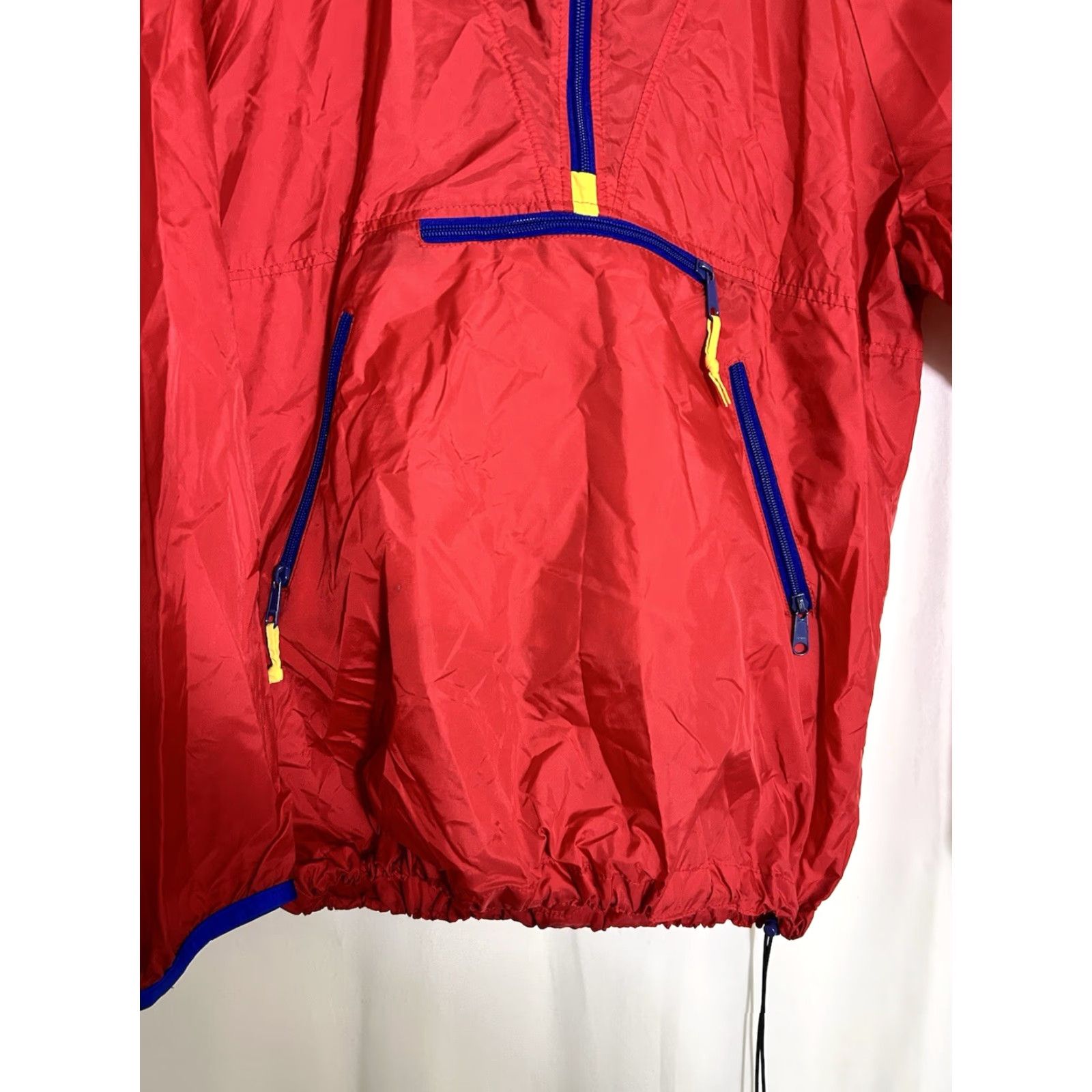 Sierra Designs VINTAGE Sierra Designs Mens Jacket Windbreaker 1/4 Zip Nylon Red Blue M Size US M / EU 48-50 / 2 - 5 Thumbnail