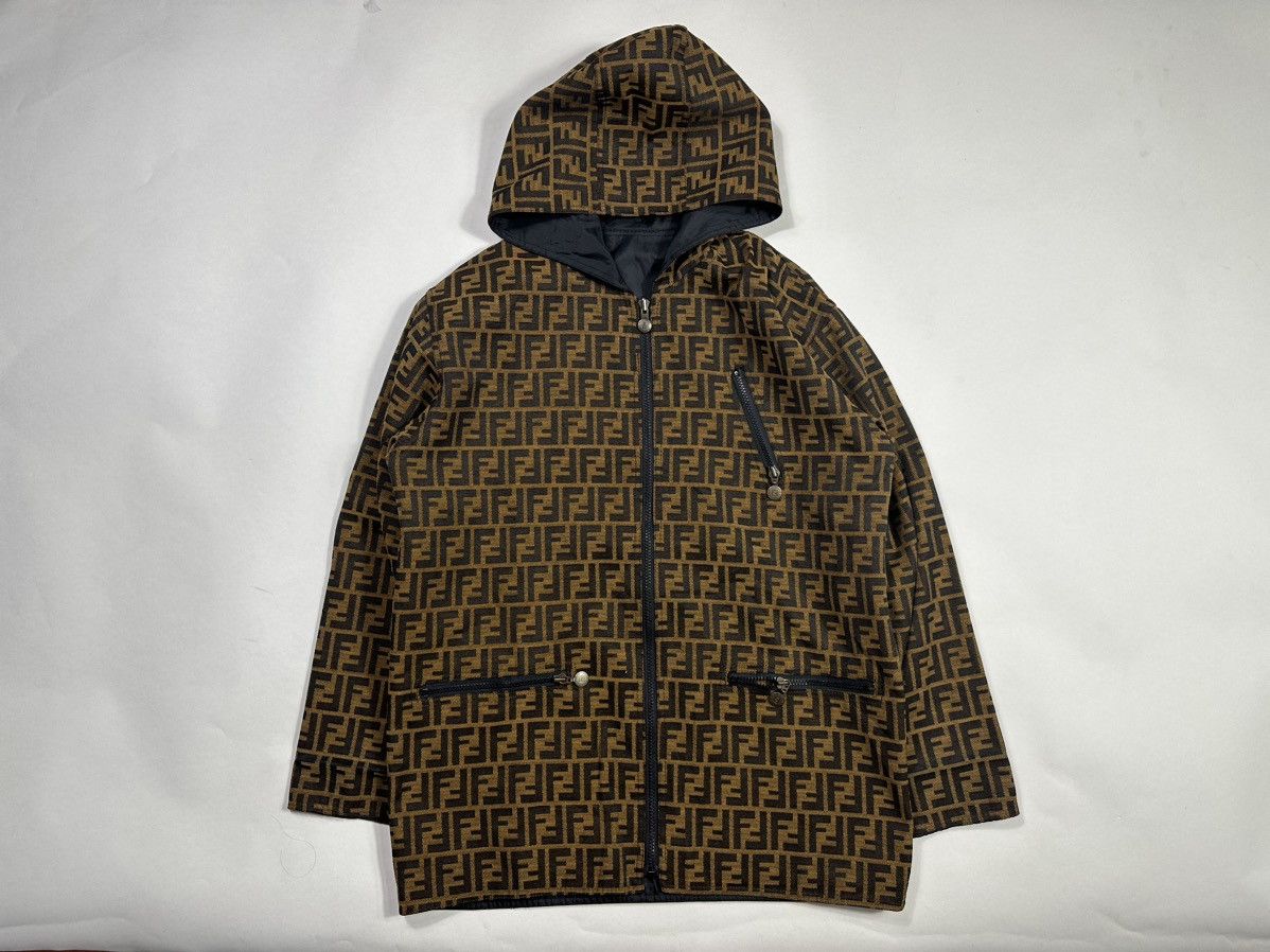 Fendi × Vintage Vintage - FENDI ZUCCA - Reversible Jacket Size US L / EU 52-54 / 3 - 2 Thumbnail