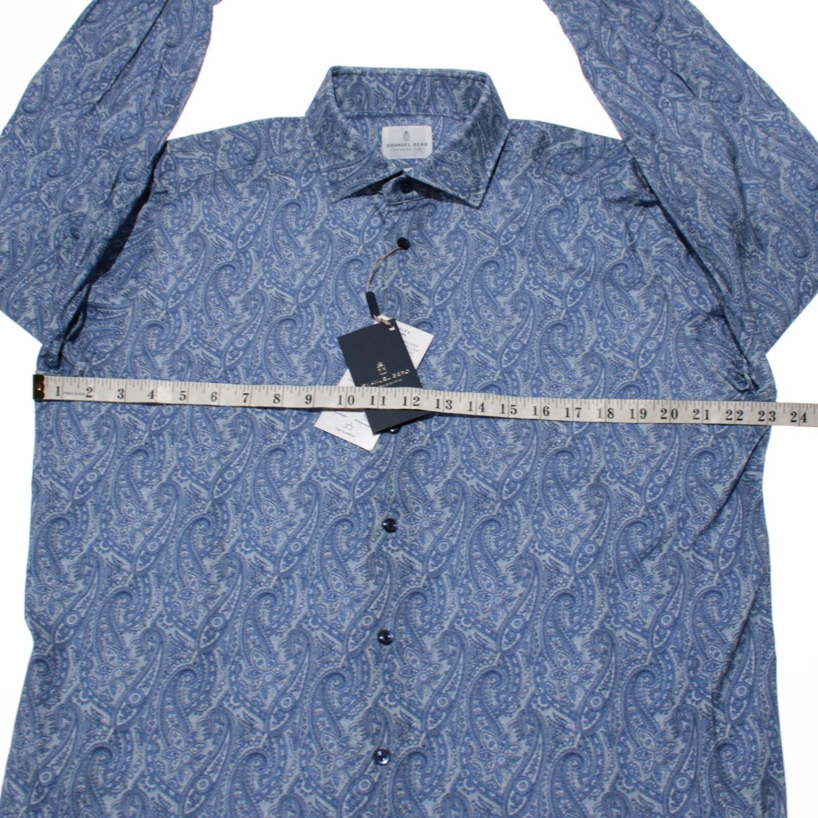 Other Emanuel Berg New with tags Shirt Size XL US In Blue Size US XL / EU 56 / 4 - 4 Thumbnail