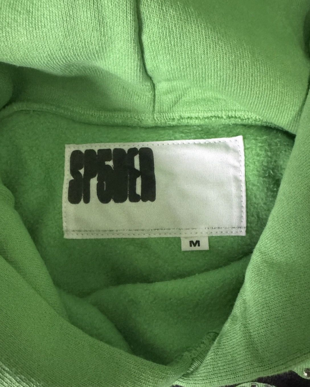 Sp5der Sp5der Green Punk V2 Rhinestone Hoodie Size US M / EU 48-50 / 2 - 6 Thumbnail