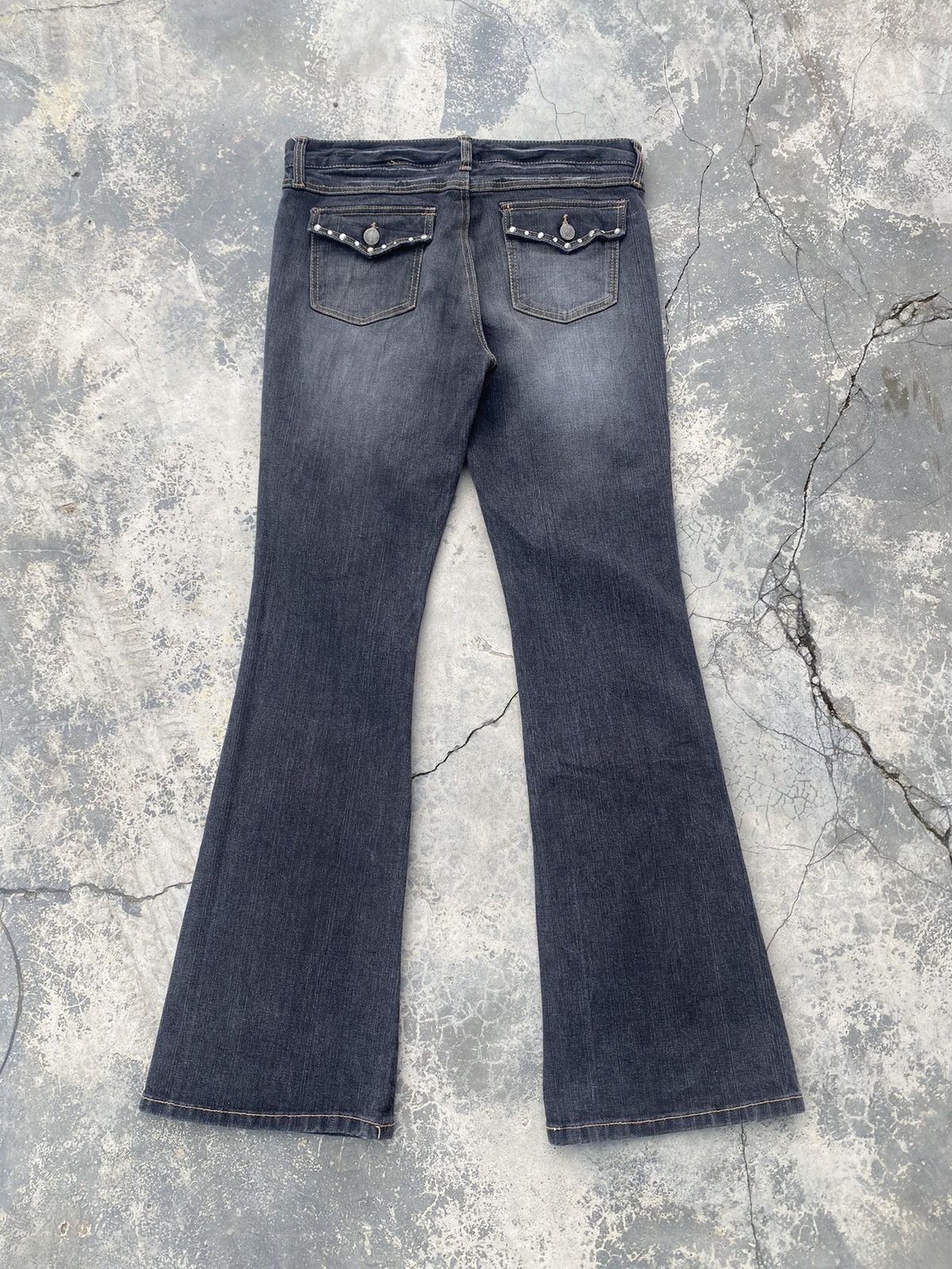 Japanese Brand Daily Topics Studded Flare Size US 31 - 4 Thumbnail