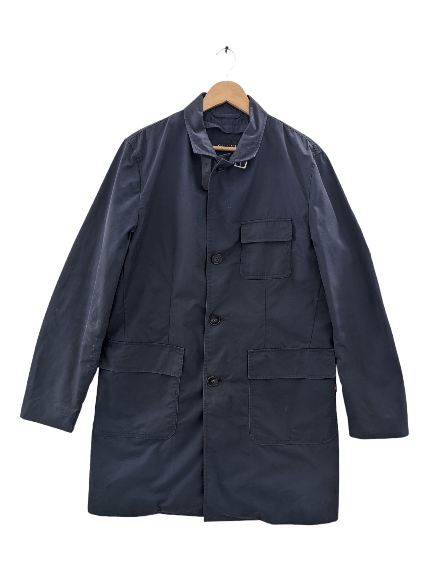 Gucci Gucci Trench Coat Black Multipocket Size L / US 10 / IT 46 - 1 Thumbnail