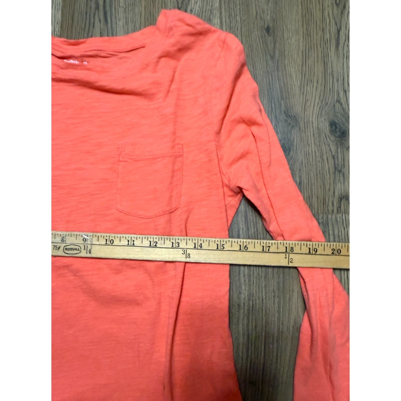 Gap Gap Body Shirt Womens Small Orange Long Sleeve Shirt Size S / US 4 / IT 40 - 6 Thumbnail