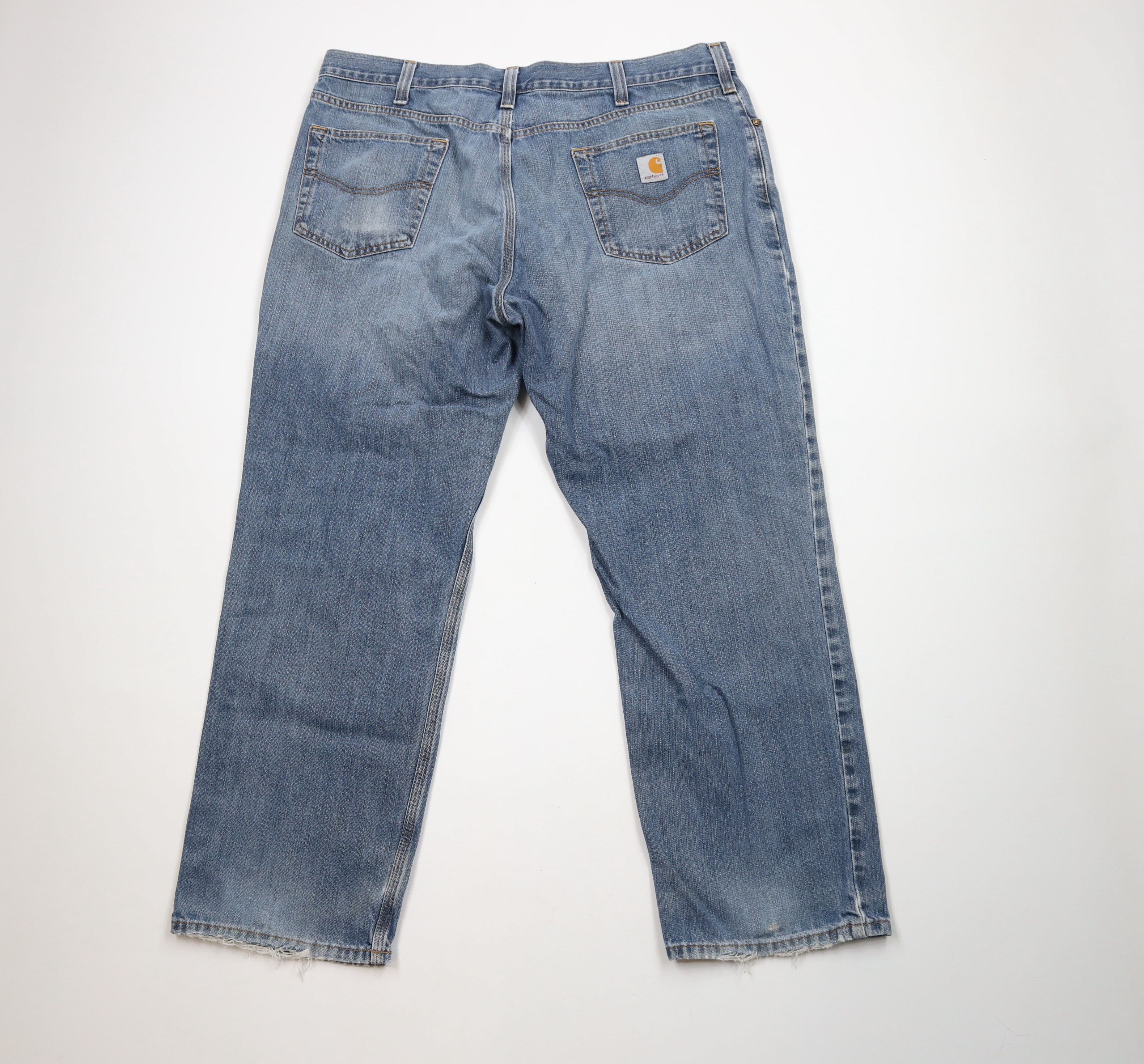 Carhartt × Vintage Vintage Carhartt Distressed Relaxed Fit Denim Jeans Blue Size US 40 / EU 56 - 11 Thumbnail