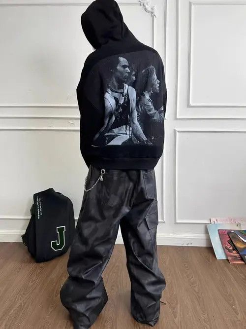 VIBE Street Hip Hop Vintage Loose Hoodie Size US M / EU 48-50 / 2 - 7 Thumbnail