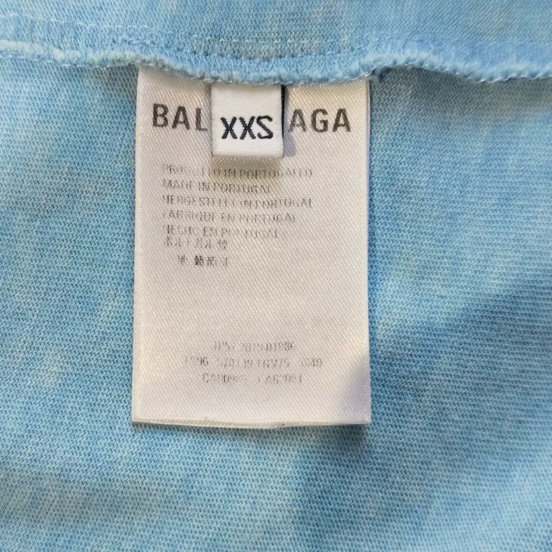 Balenciaga Balenciaga Lock扣 Blue Short Sleeve T-Shirt Size US XXS / EU 40 - 5 Thumbnail