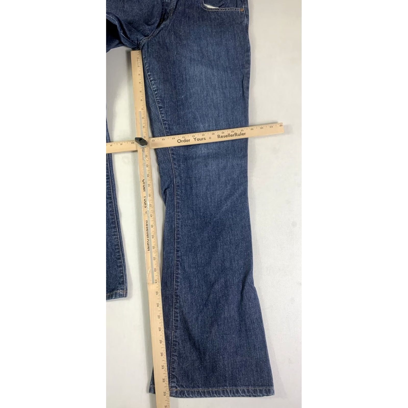 Abercrombie & Fitch Abercrombie & Fitch Jeans Womens Size 12L Blue Flare High Rise 90s Bohemian Size 34" / US 12 / IT 48 - 4 Thumbnail