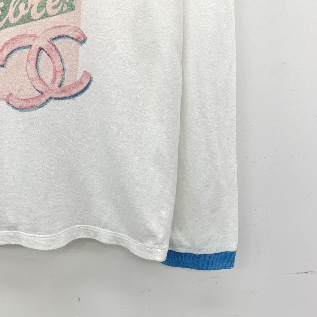 Chanel Chanel Cuba Collection Logo Letter Printed T-shirt K26WX Size L / US 10 / IT 46 - 4 Thumbnail