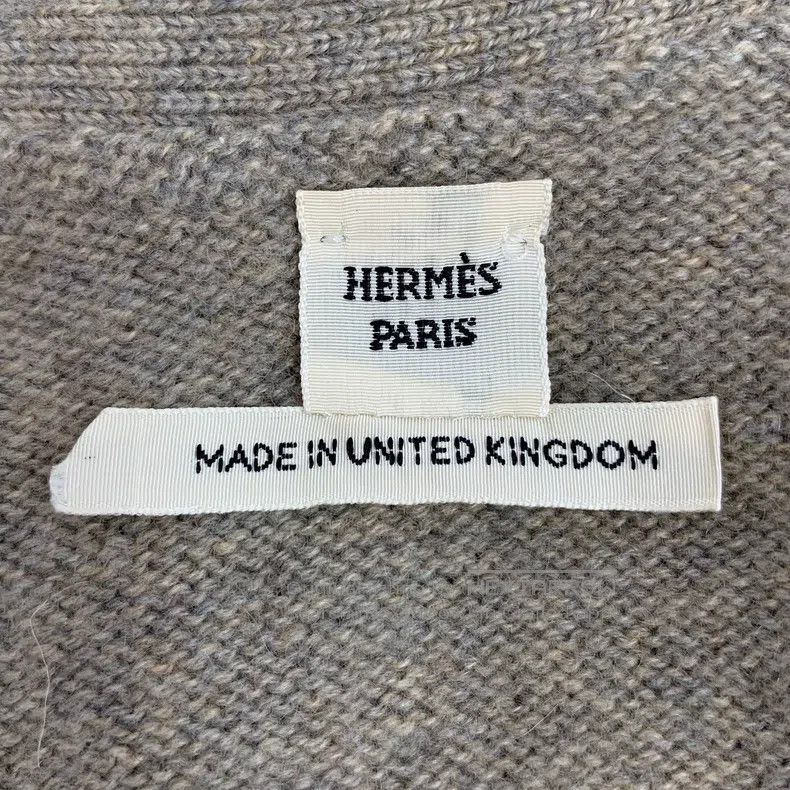 Hermes Hermes Brown cashmere V-neck single-breasted long-sleeve k Size XS / US 0-2 / IT 36-38 - 5 Thumbnail