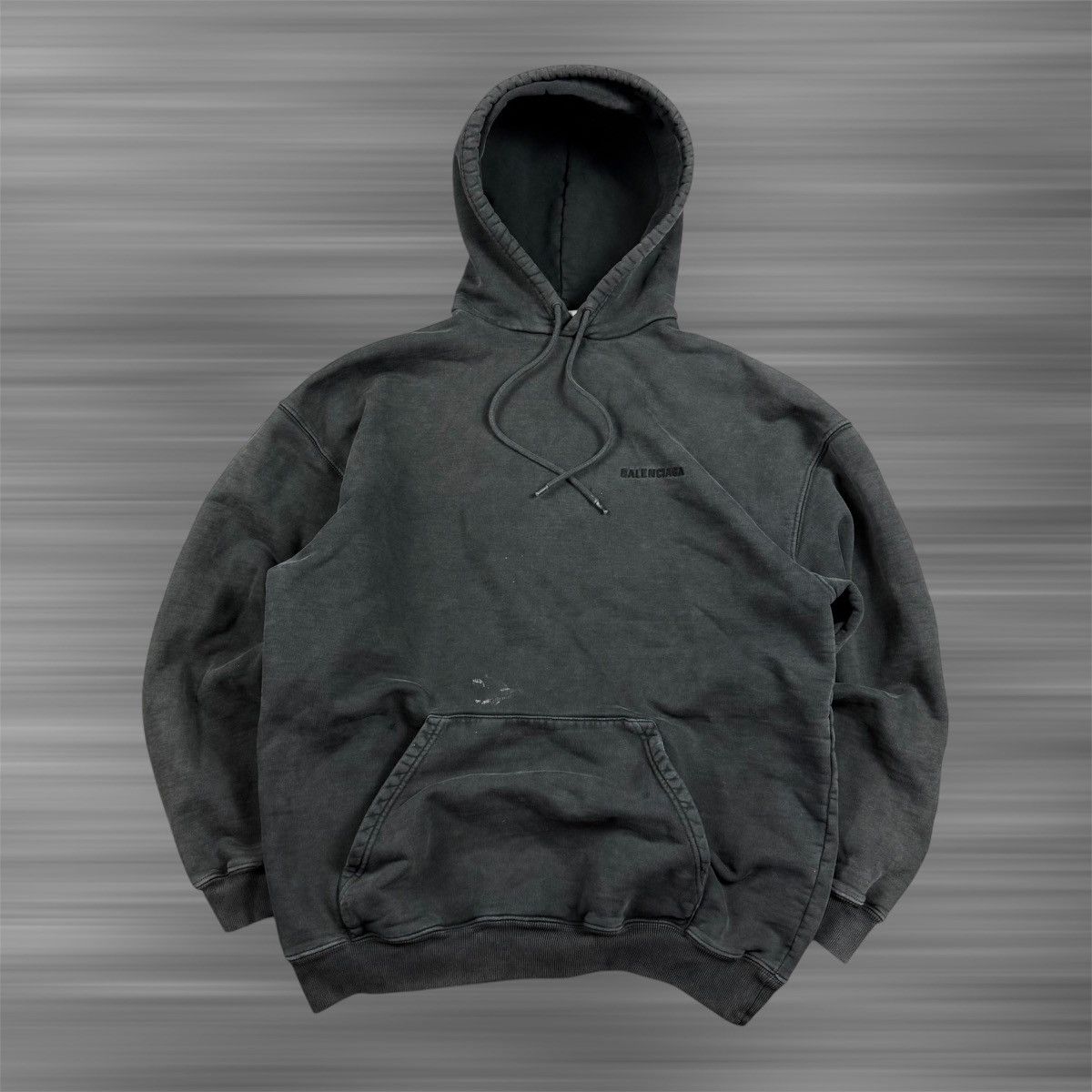 Balenciaga Balenciaga Washed Big Logo Hoodie Size US XS / EU 42 / 0 - 2 Thumbnail