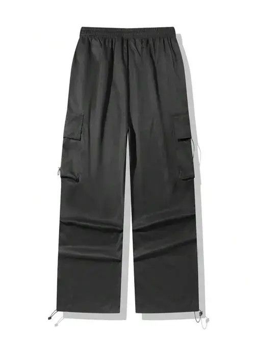 Jean Black Parachute Multi-Pocket Sweatpants Gorpcore Cargo Size US 34 / EU 50 - 7 Thumbnail