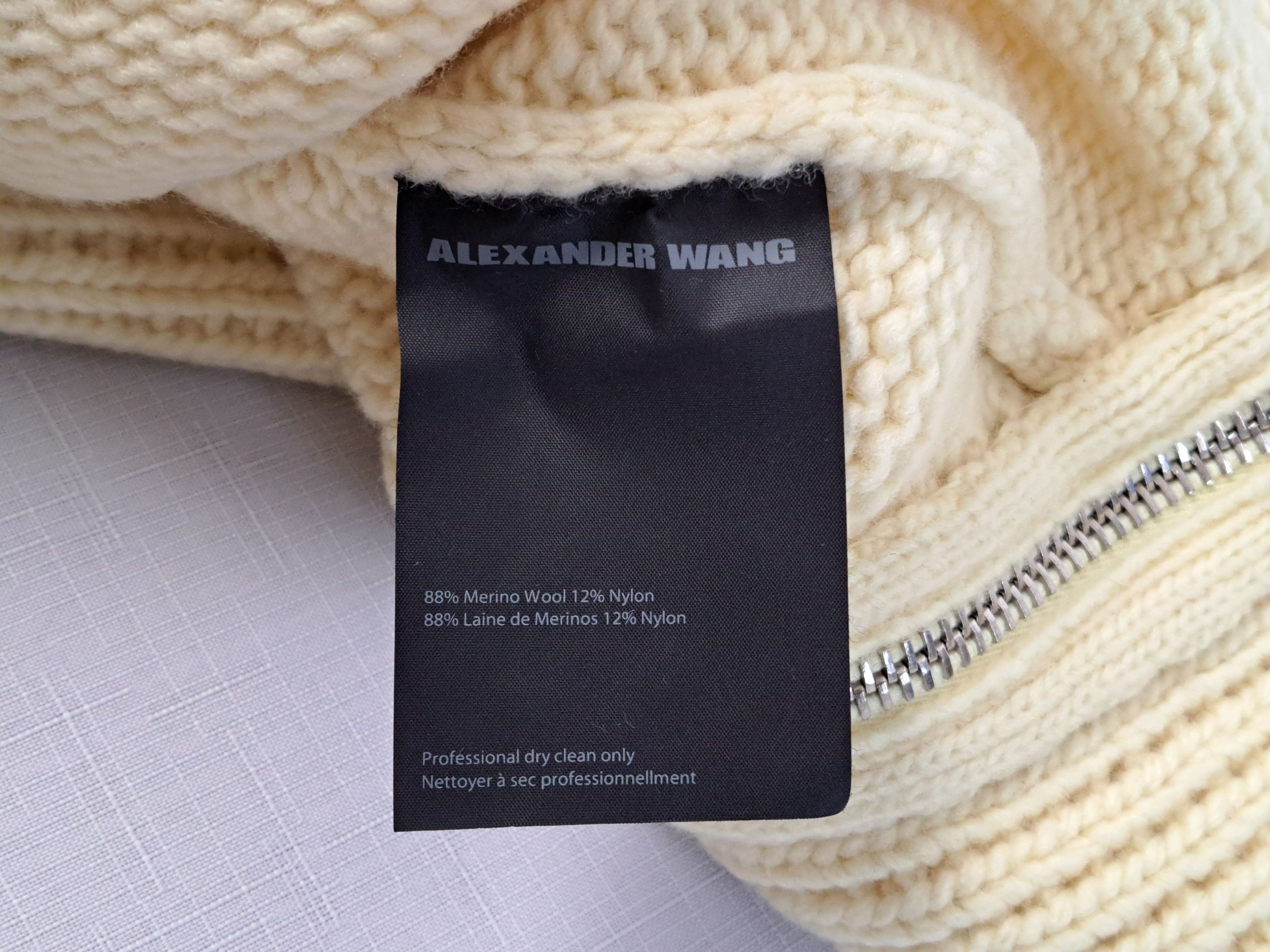 Alexander Wang Alexander Wang zip back merino wool sweater. Size S Size S / US 4 / IT 40 - 7 Thumbnail