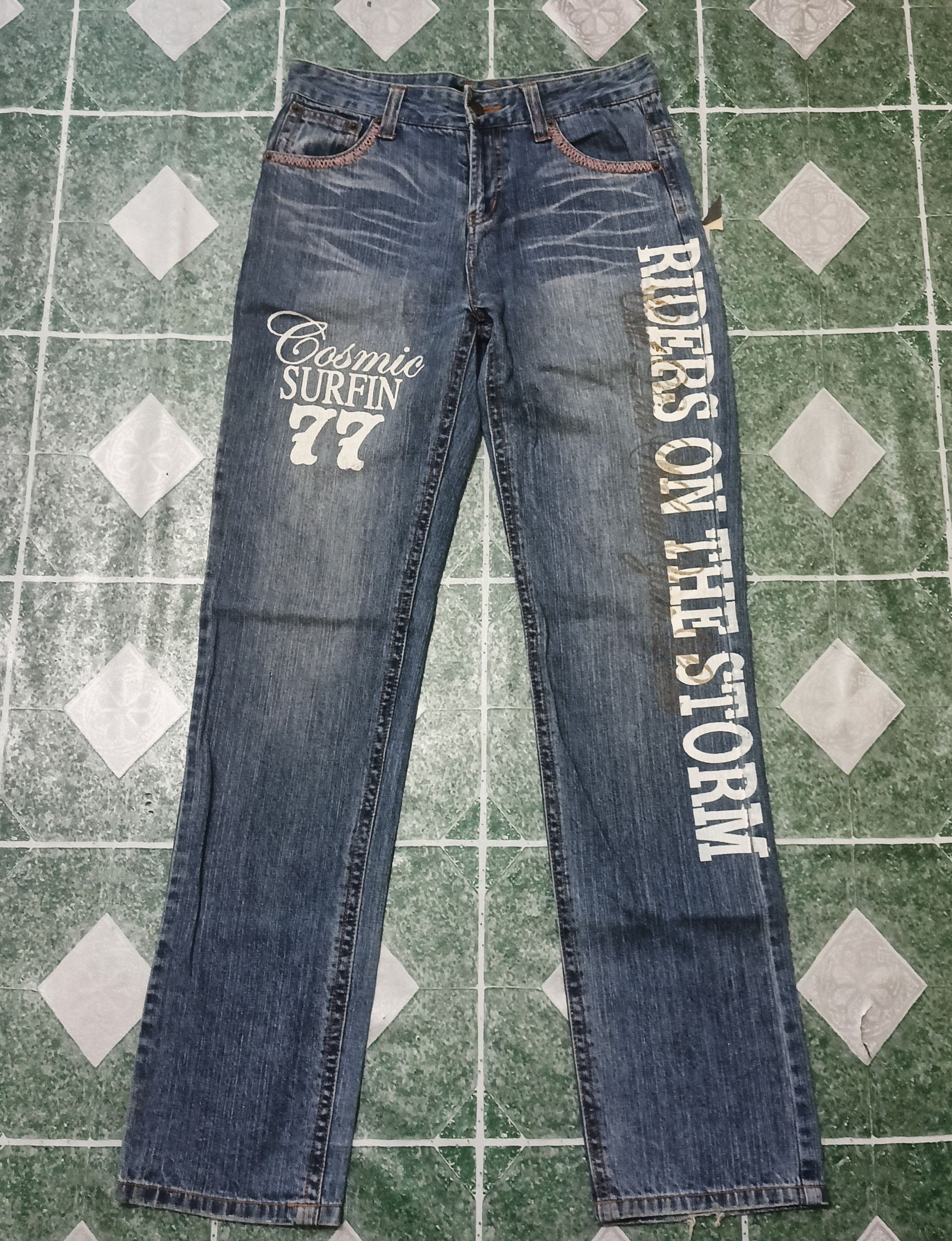 In The Attic 90s In the attic jeans rare patches code No 8370 A Size US 31 - 1 Thumbnail