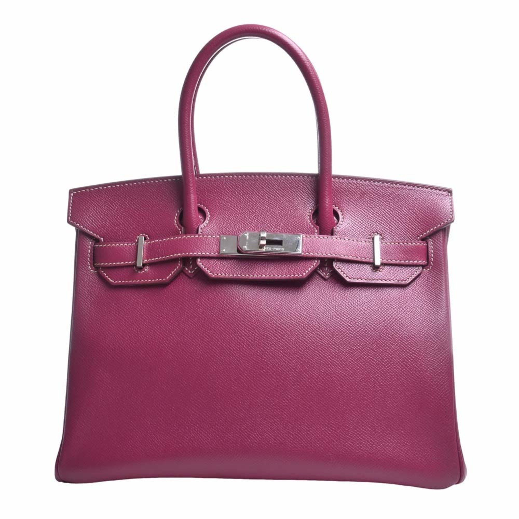 image of Hermes Birkin Handbag in Purple, Women's