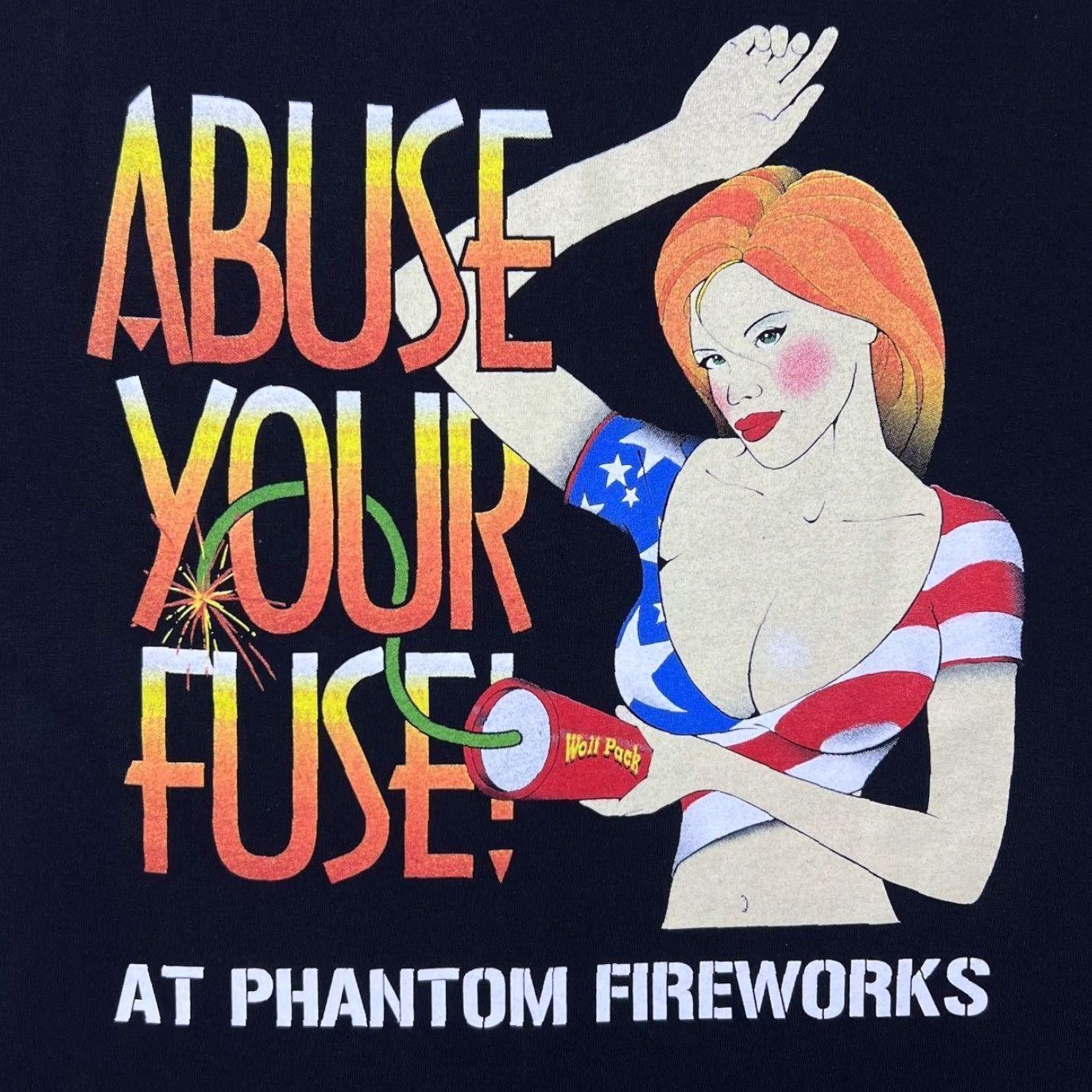 Vintage Vintage Tennessee River "Phantom Fireworks" Logo Graphic Black T-Shirt Large Mens Short Sleeve Cotton Shirt Size US L / EU 52-54 / 3 - 4 Thumbnail