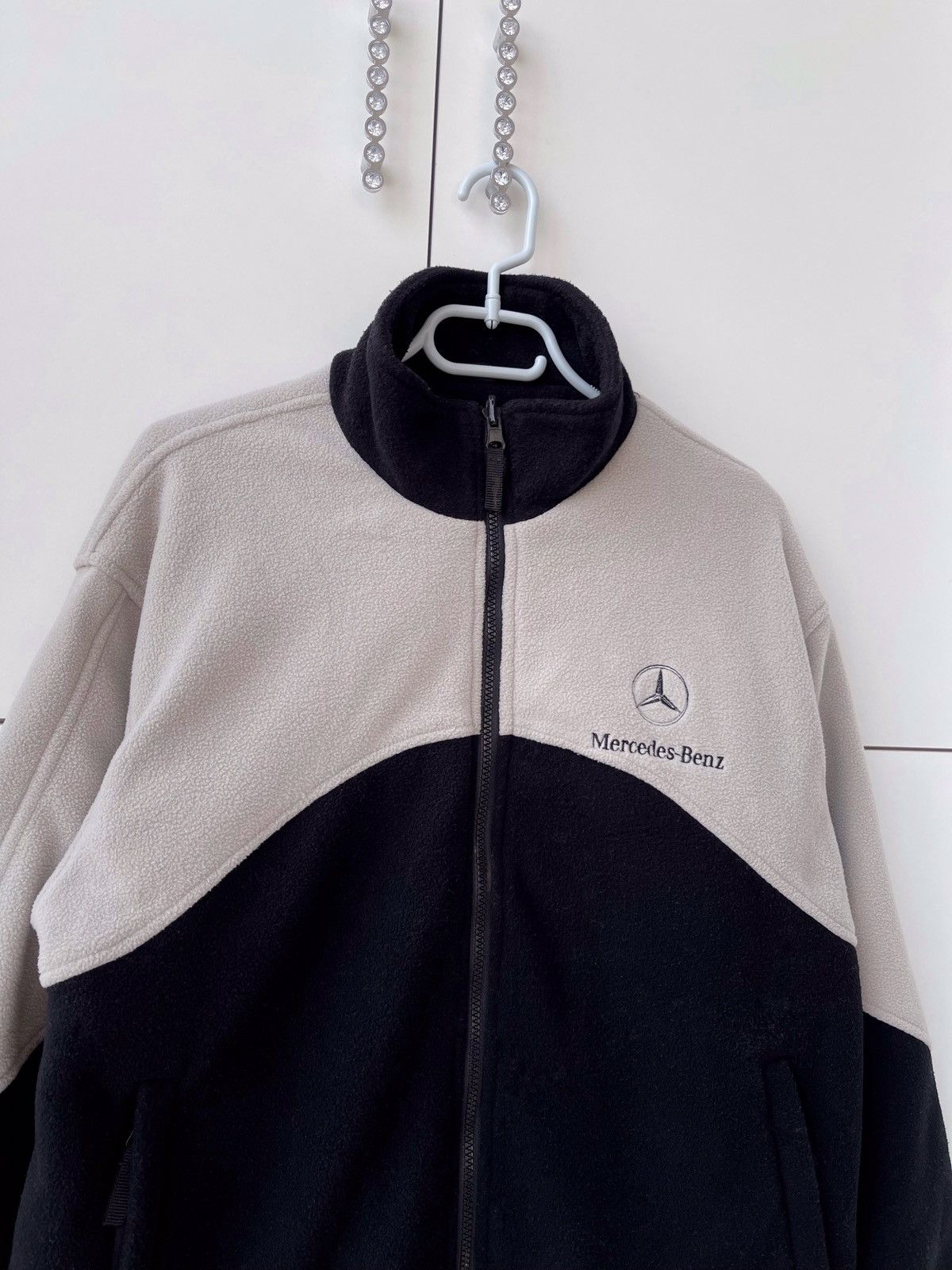Mercedes-Benz × Vintage Vintage Mercedes Benz Service Formula 1 Racing Fleece Jacket Size US S / EU 44-46 / 1 - 3 Thumbnail