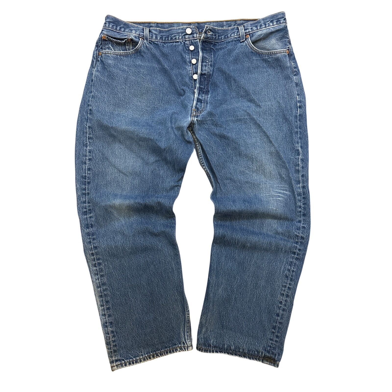 Levi's Vintage 1998 Levi’s 501 button fly USA selvedge jean 41x30 Size US 40 / EU 56 - 2 Thumbnail