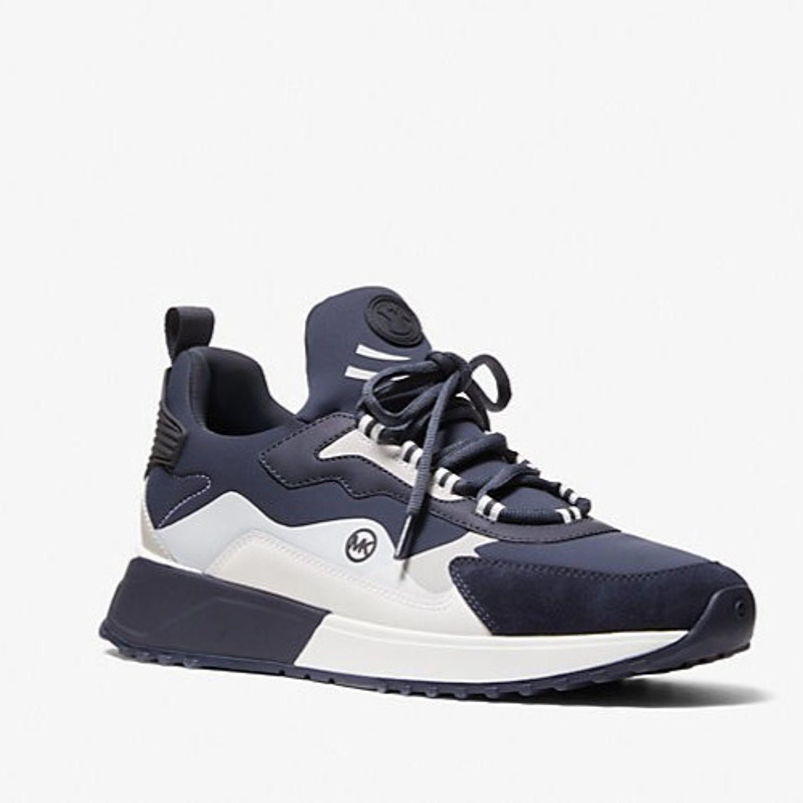 Michael Kors Michael Kors Mens Theo Sport Trainer Sneakers Logo 13 M NEW Size US 13 / EU 46 - 1 Thumbnail