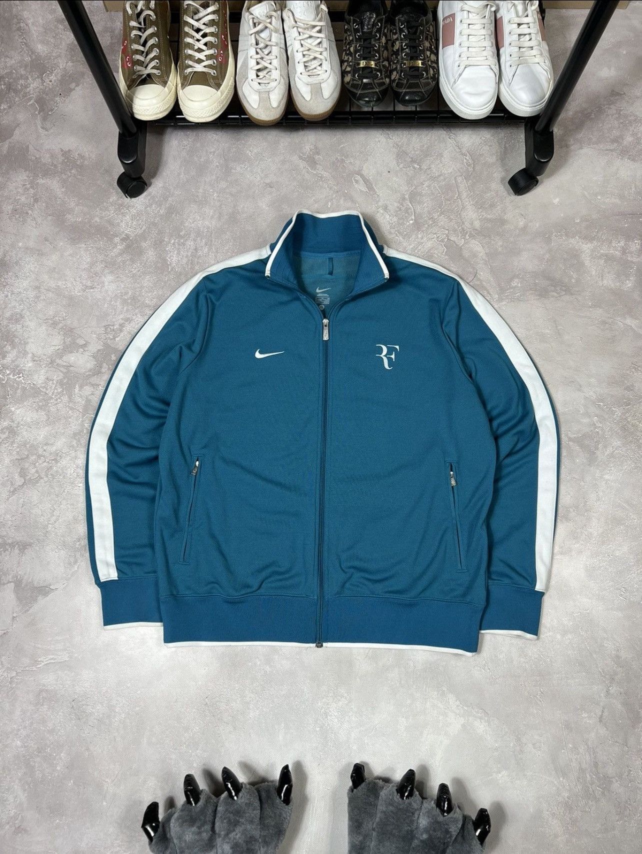 Roger Federer Nike 2010 Wimbledon RF Jacket size:S | eBay