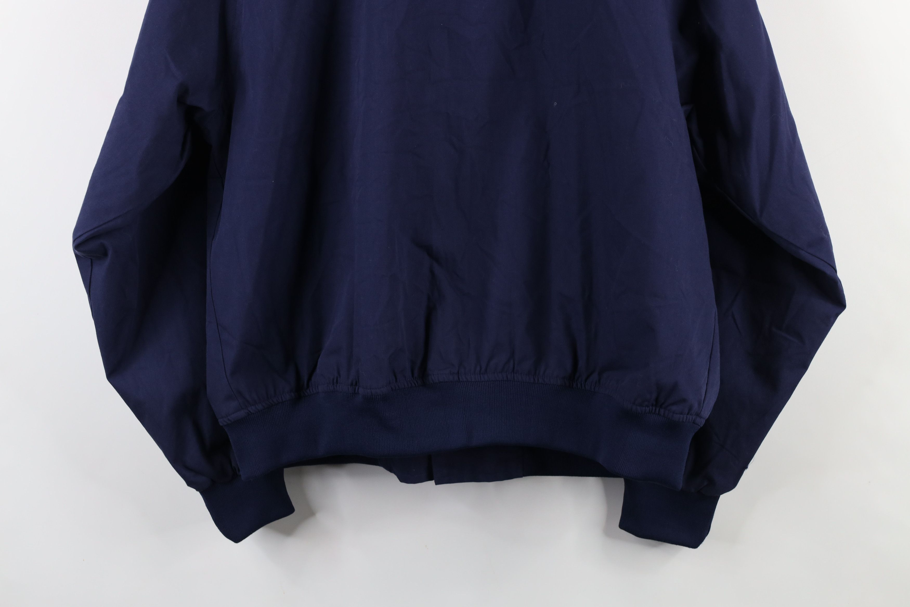 Vintage Vintage 90s Streetwear Blank Racer Bomber Jacket Blue Size ONE SIZE - 17 Thumbnail