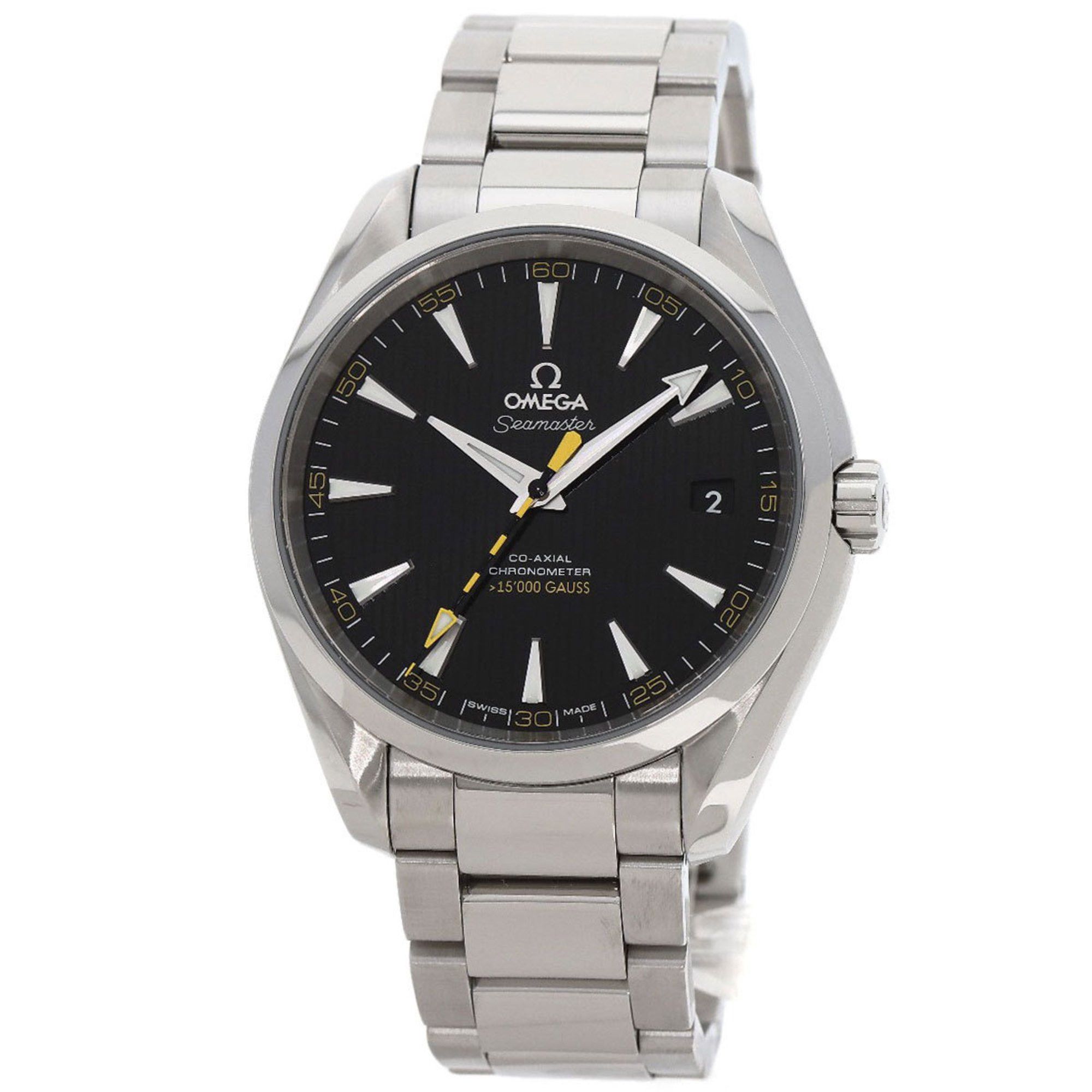 Omega Omega 231.10.42.21.01.002 Seamaster Aqua Terra 15000 Gauss Watch Stainless Steel SS Men's Size ONE SIZE - 1 Thumbnail