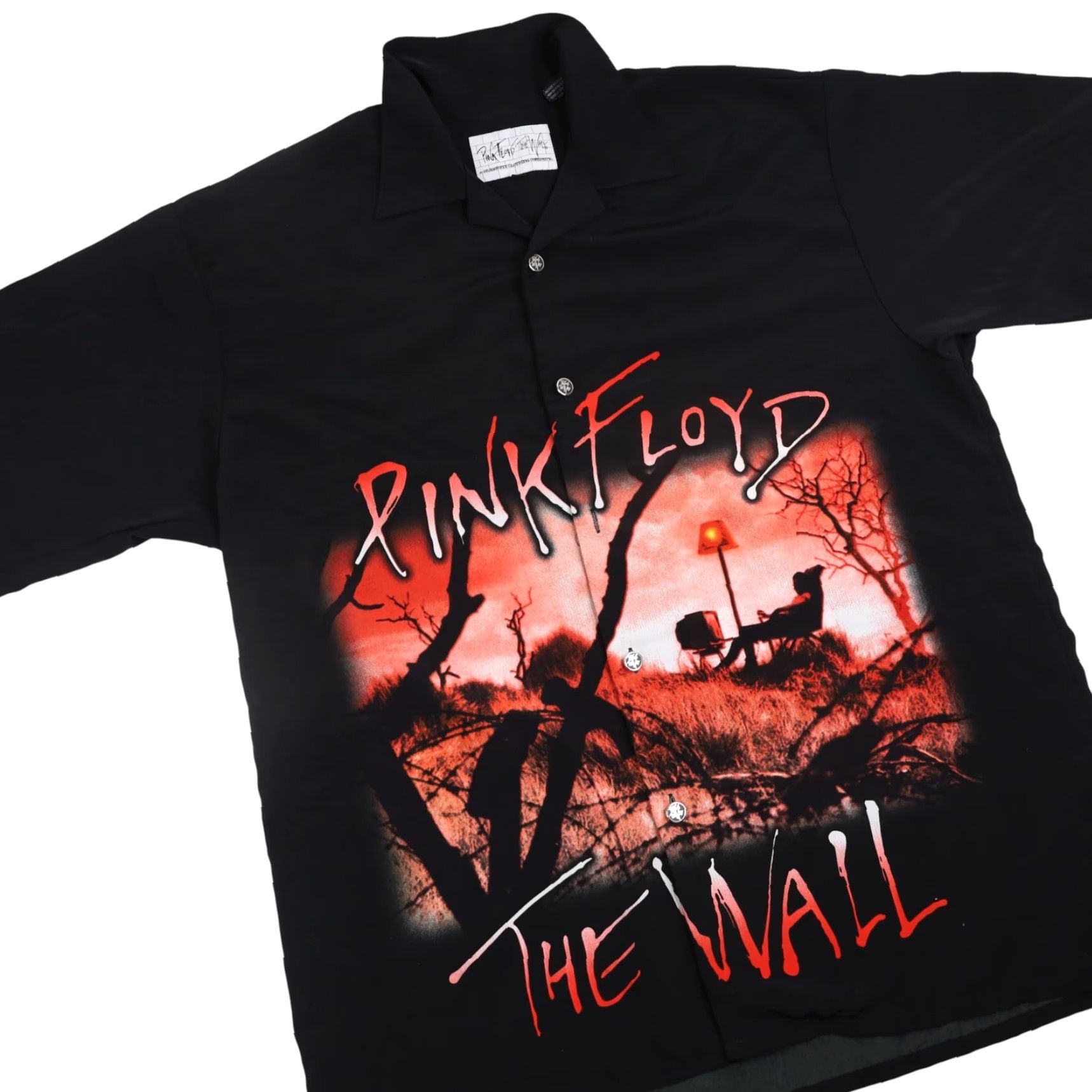 Vintage VINTAGE Dragonfly Shirt XL Men Black TV Button Up Pink Floyd The Wall Y2k Dragonfly Pink Floyd The Wall TV Button Up Shirt XL Mens Black Size US XL / EU 56 / 4 - 3 Thumbnail