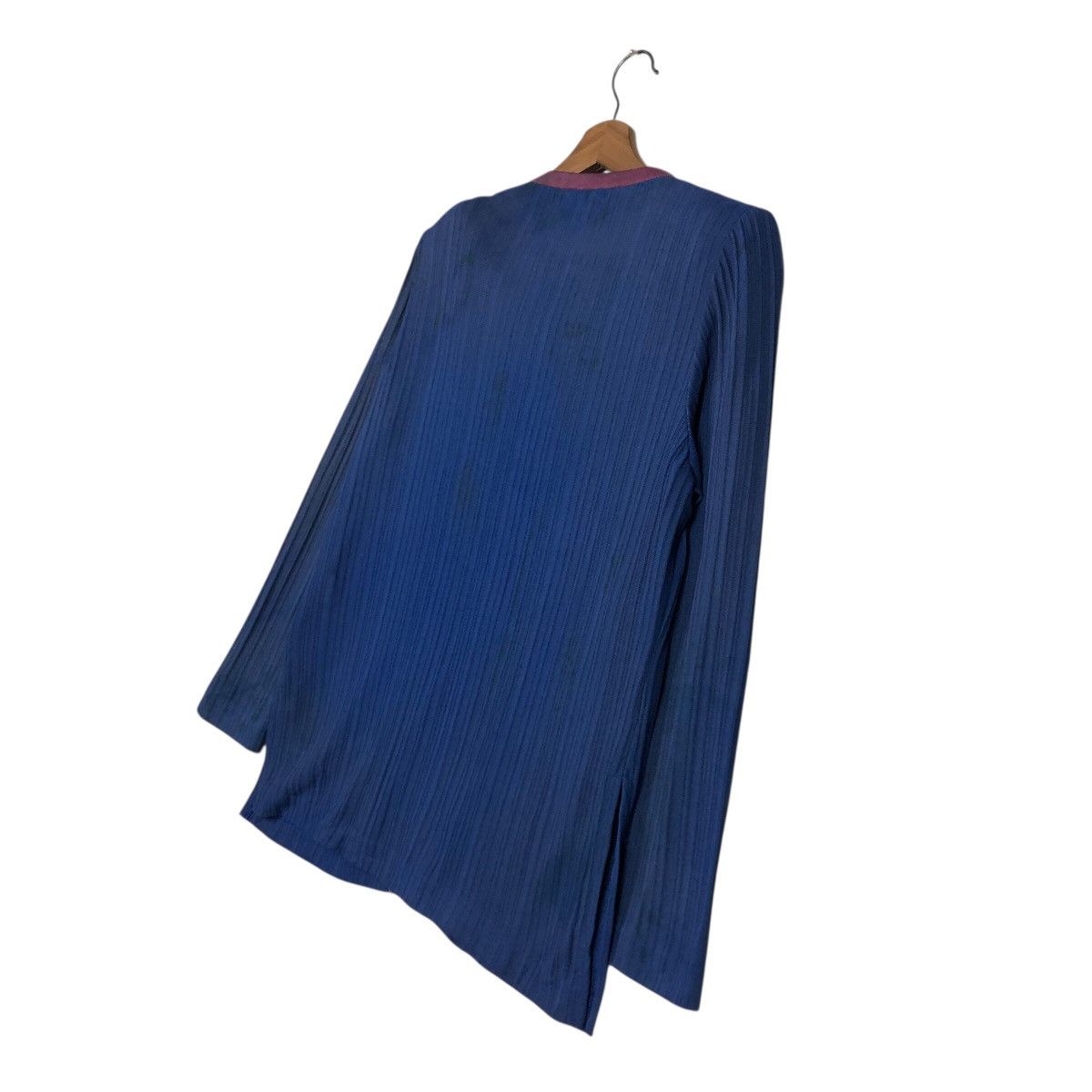 Yves Saint Laurent Vintage Indigo Woven Tunic Shirt Yves Saint Laurent Size M / US 6-8 / IT 42-44 - 11 Thumbnail