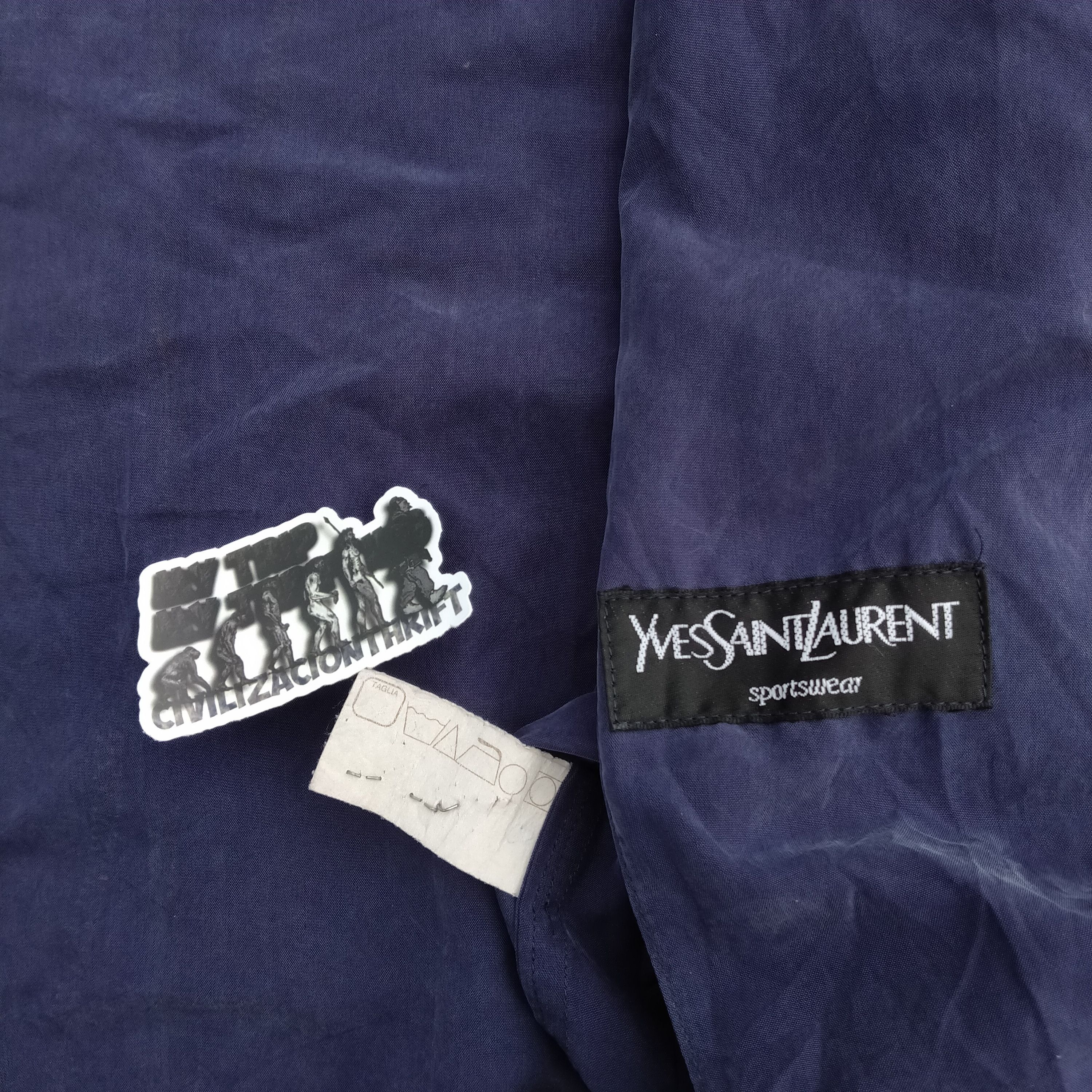 Vintage × Yves Saint Laurent 🔥Yves Saint Laurent 90s Sport Swear Jacket Size US L / EU 52-54 / 3 - 3 Thumbnail