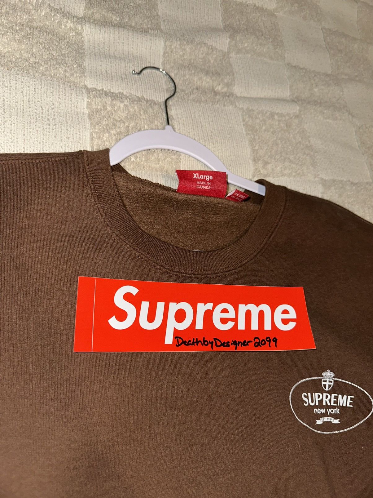 Supreme SUPREME FW24 Crewneck Sweater Size US XL / EU 56 / 4 - 2 Thumbnail
