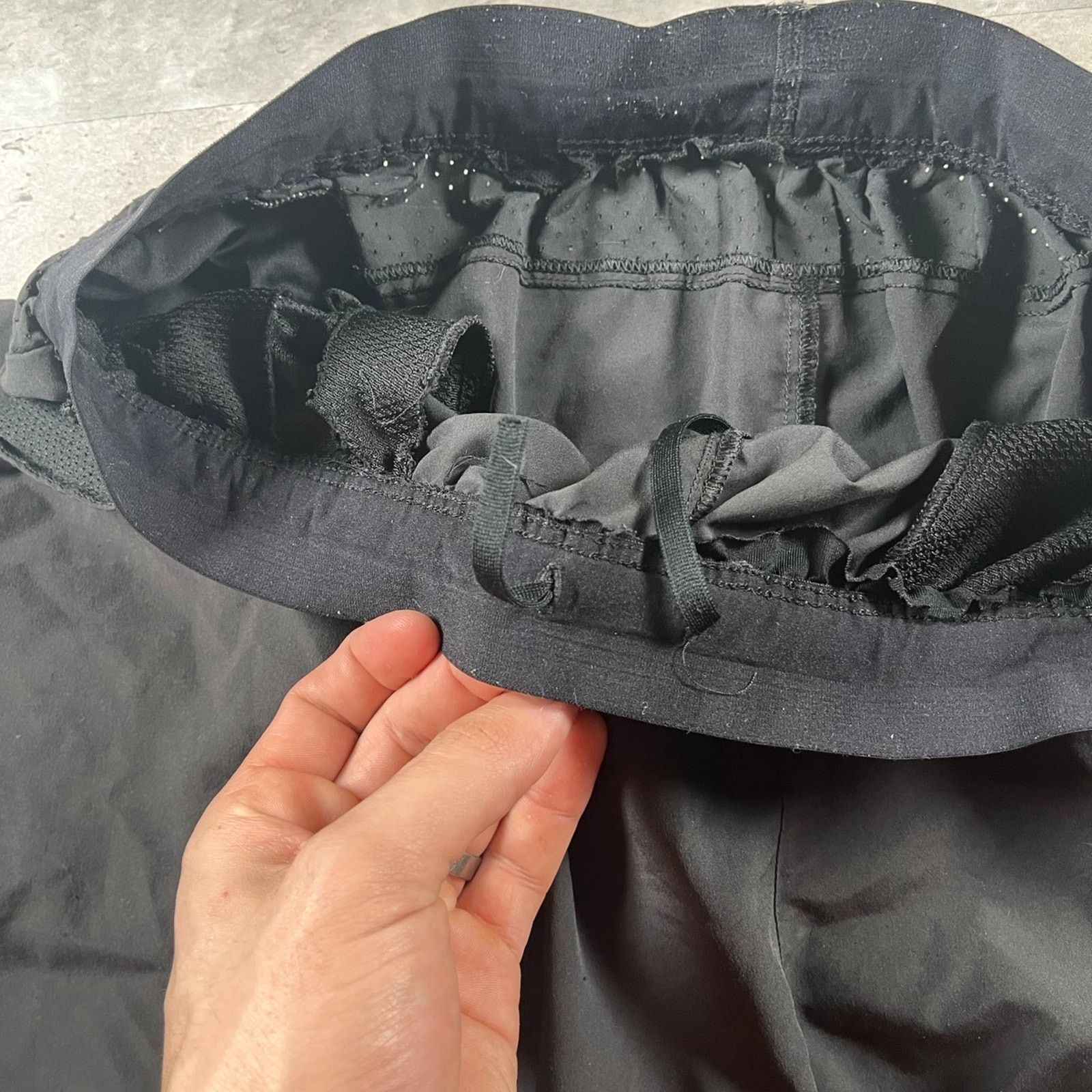 Nike Black Nike running shorts Size US 31 - 3 Thumbnail