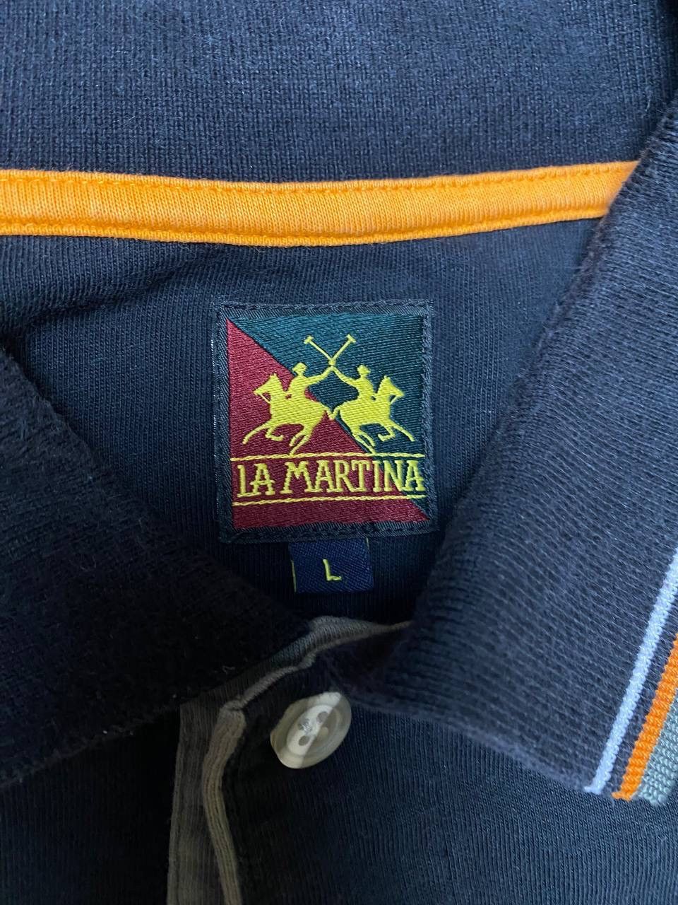Vintage Vintage La Martina India #2 Polo T-Shirt Size US L / EU 52-54 / 3 - 6 Thumbnail
