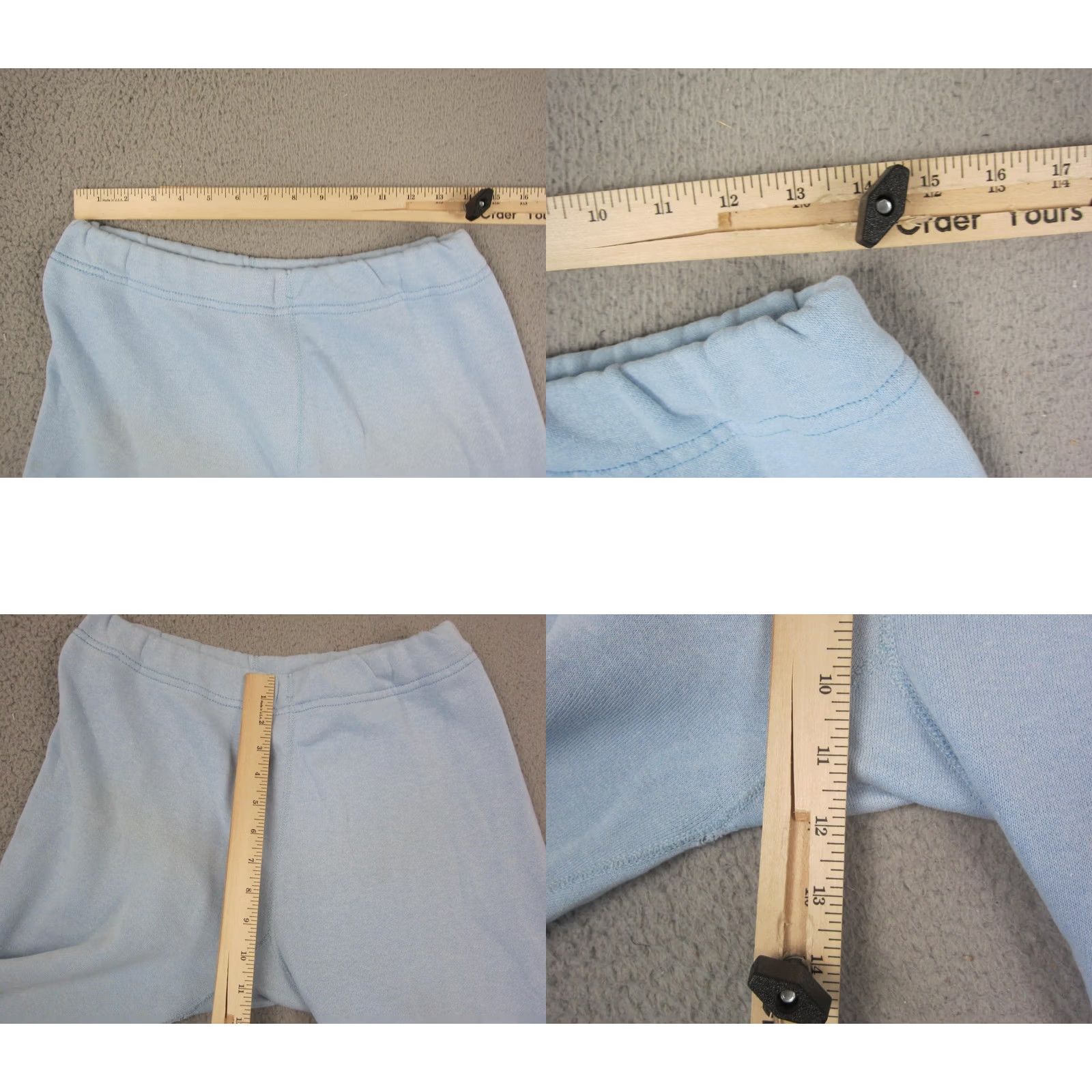 Vintage True Vintage Discus Pants Womens Medium Blue Sweat Jogger Track Fleece 70s 80s Size 32" / US 10 / IT 46 - 9 Thumbnail