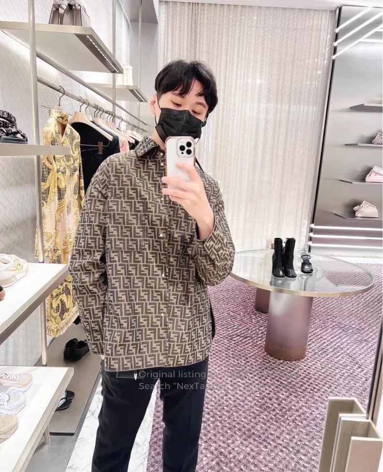 Fendi Fendi All-over Printed Shirt Jacket Size US M / EU 48-50 / 2 - 3 Thumbnail