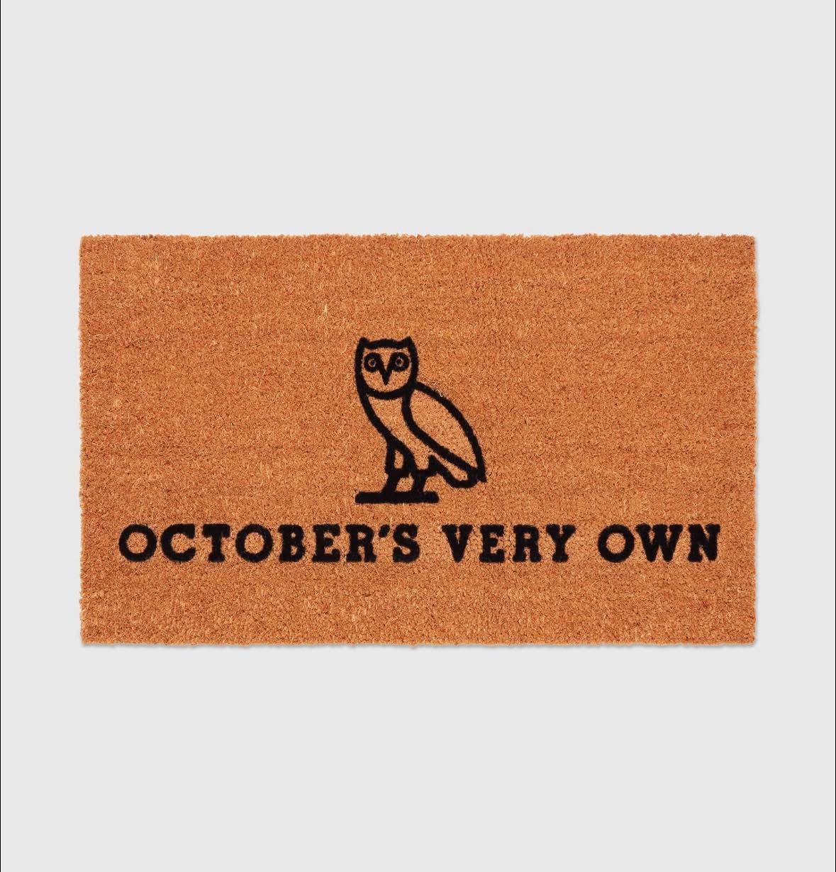 October's Very Own OVO Tan/Black Welcome Mat Size ONE SIZE - 1 Thumbnail
