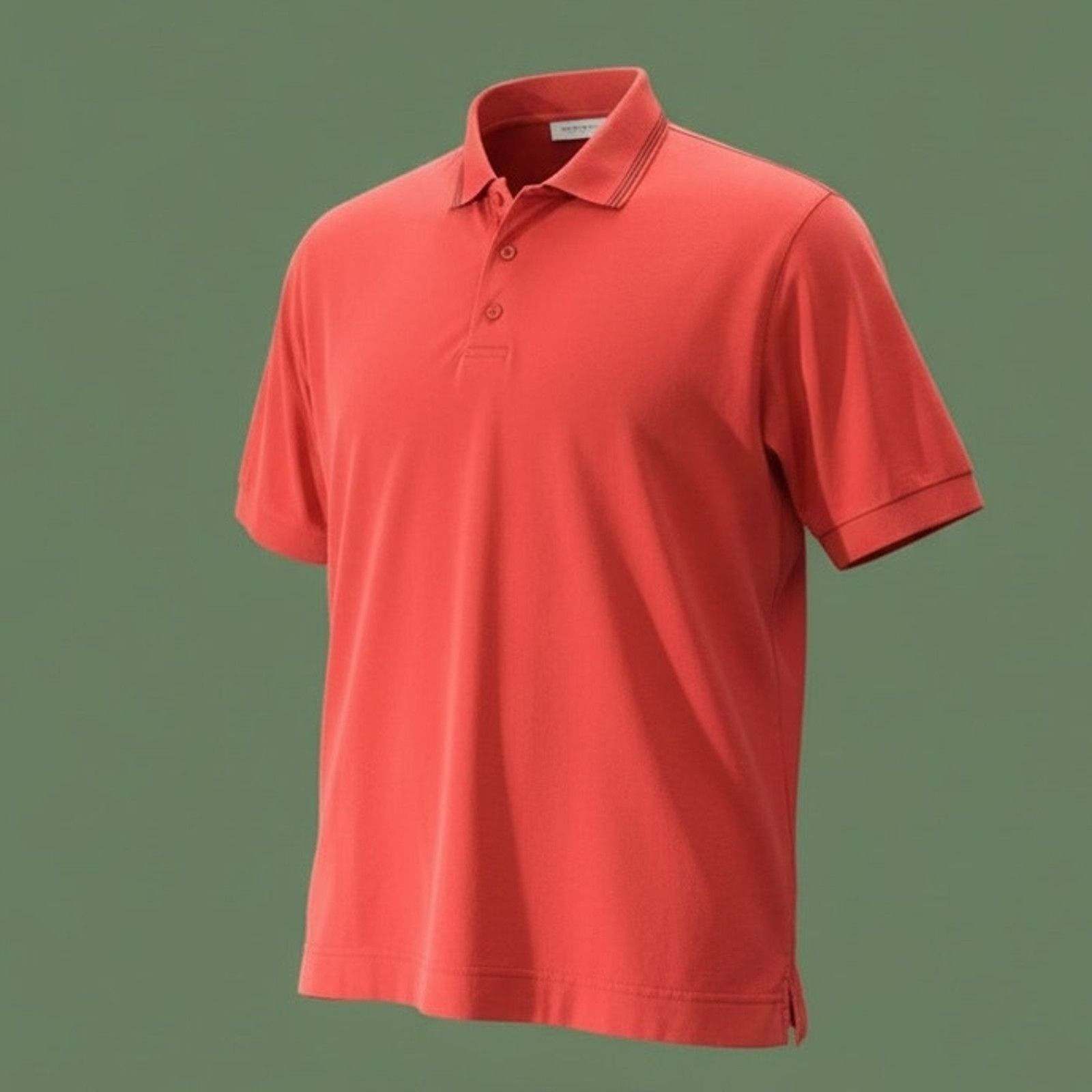 Cutter & Buck Cutter & Buck Polo Shirt Mens Size Medium Red Short Sleeve Size US M / EU 48-50 / 2 - 1 Thumbnail