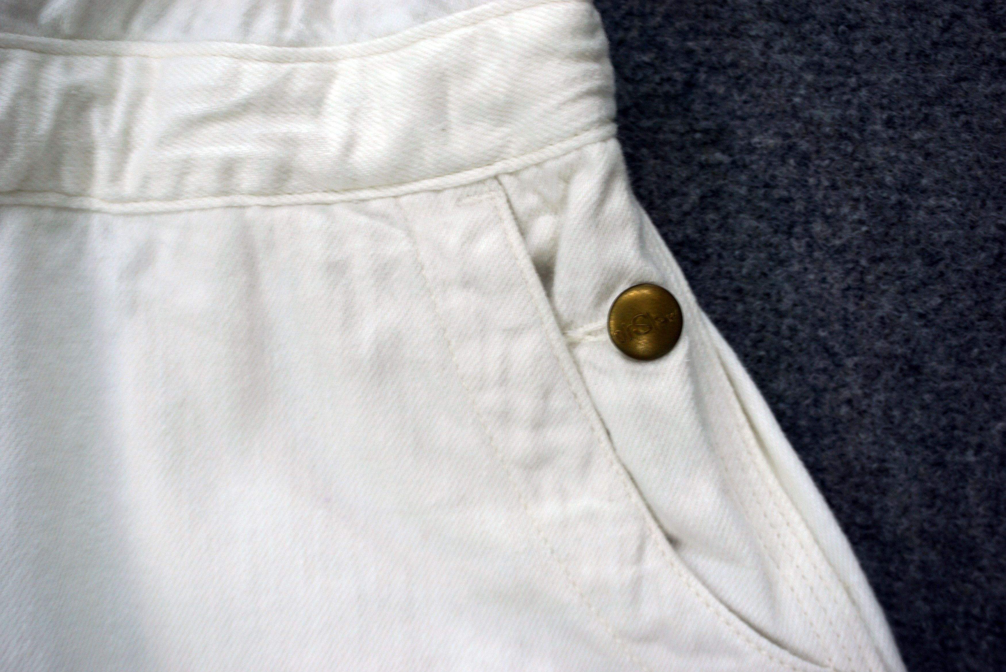 Japanese Brand Orslow Overalls W30xL17.5 Baggy Wide Leg Cropped Dungarees Size 26" / US 2 / IT 38 - 8 Thumbnail