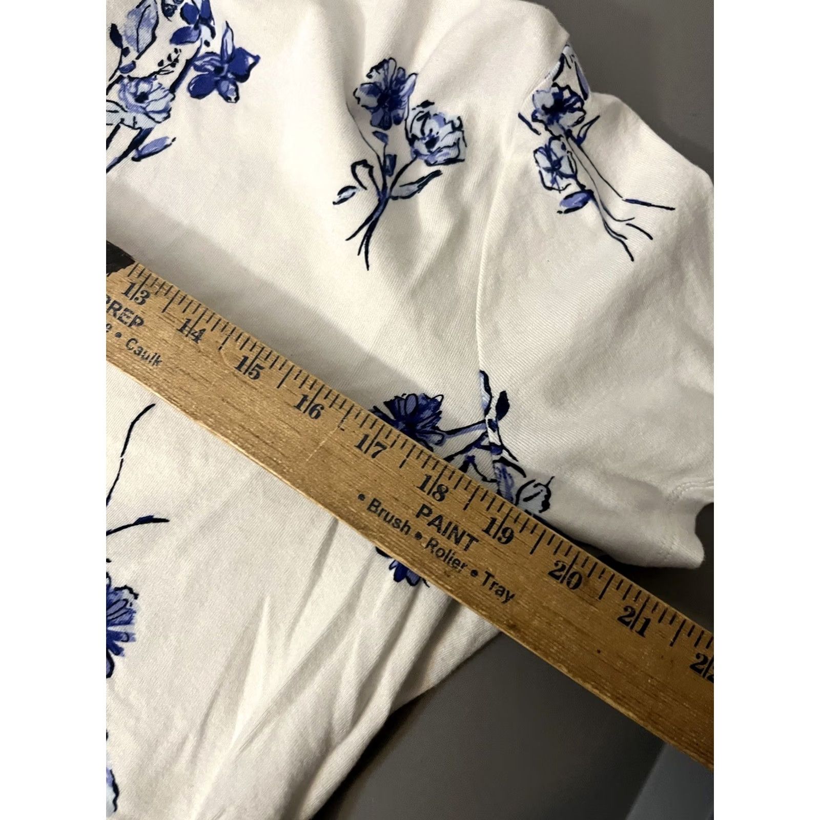 Croft & Barrow Croft & Barrow Classic T Women's 2XL White Knit Top Short Sleeves Casual Sleeve Round Neck Pullover 100% Cotton Aztec Geometric Pattern Size XXL / US 16-18 / IT 52-54 - 5 Thumbnail