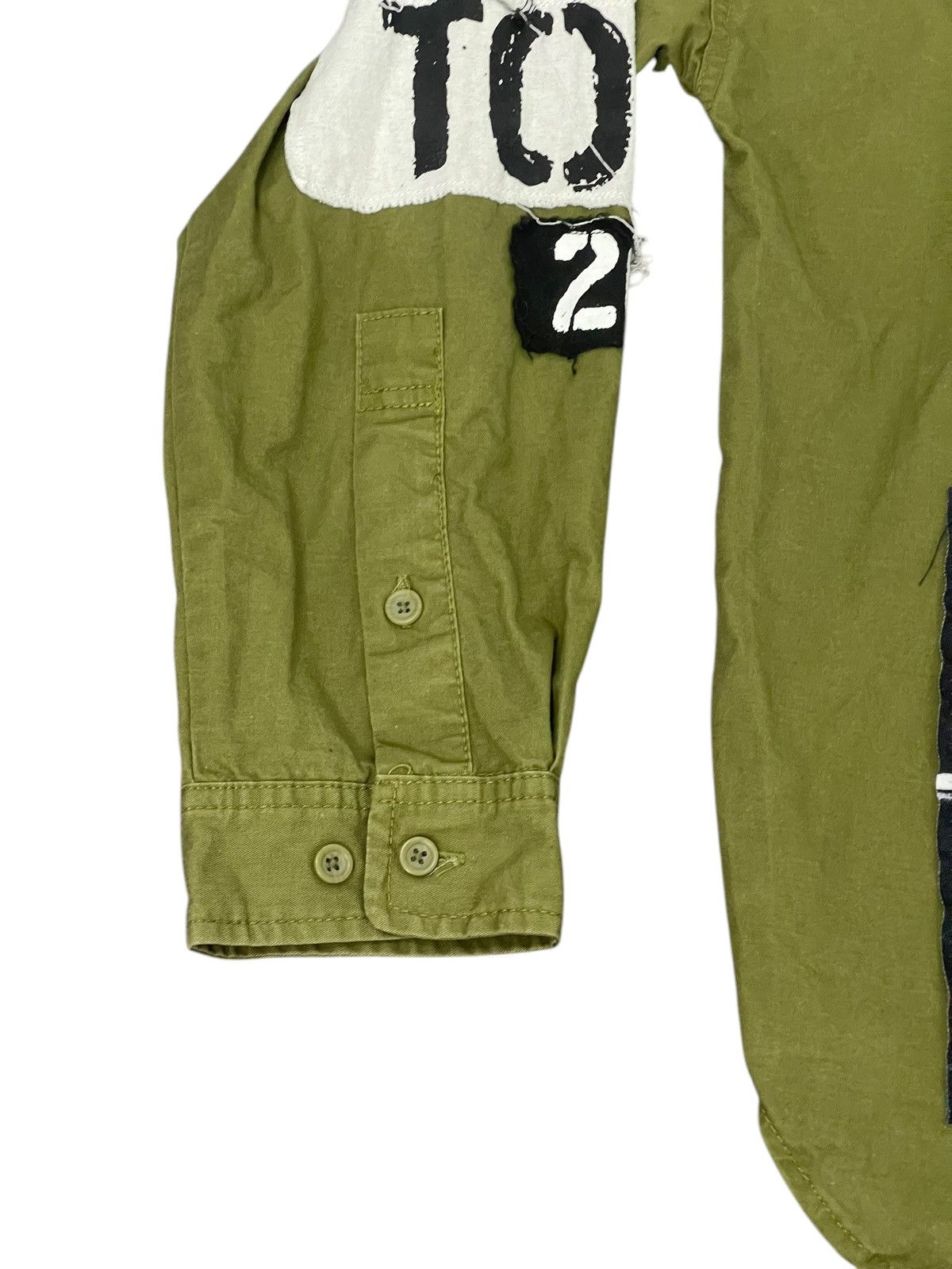 Japanese Brand Anarchy Bike Star Military Poem Shirt 6🟩7 Size US XL / EU 56 / 4 - 4 Thumbnail